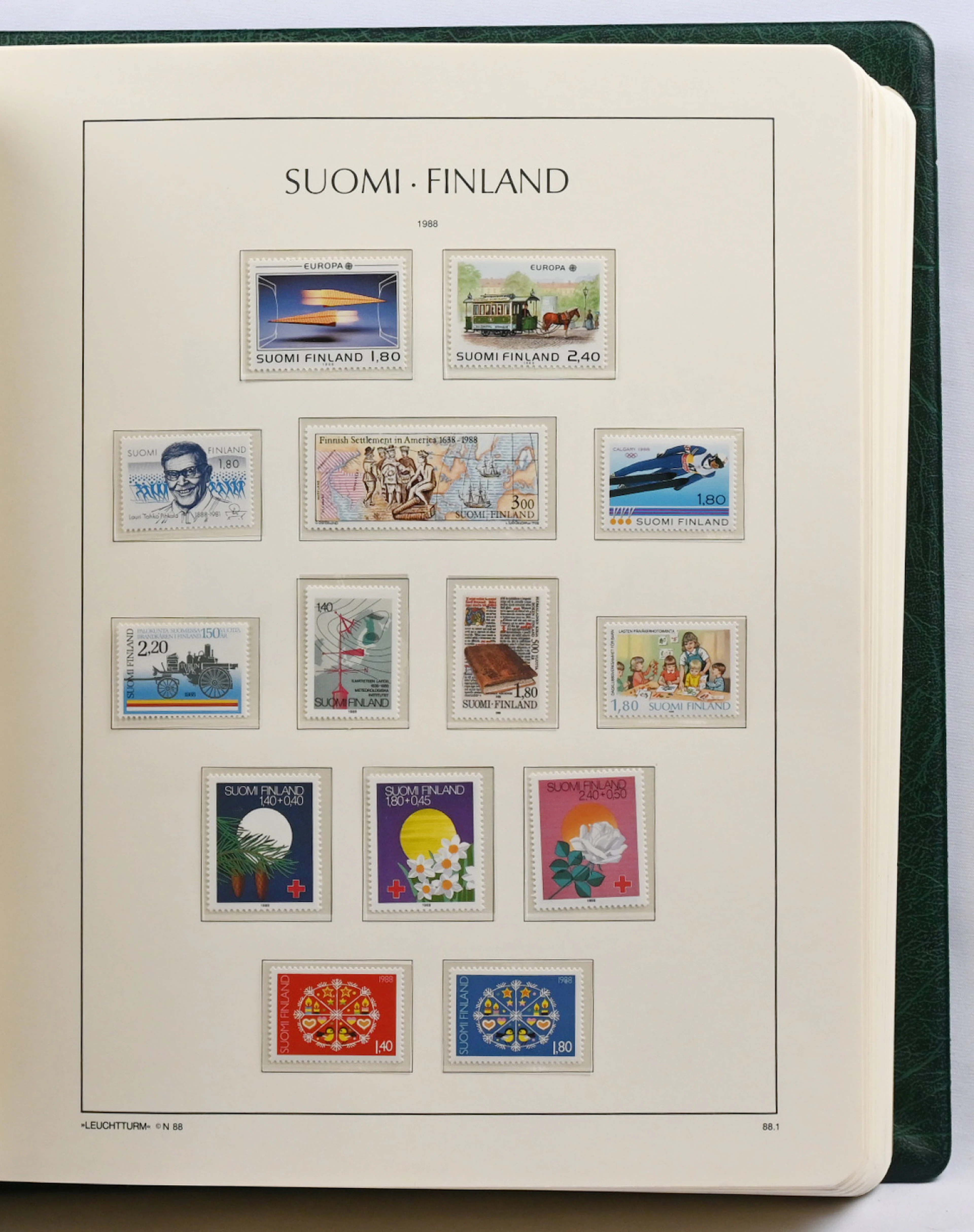 1980 - 2007 MNH ** collection in album with mounts, eg. over 200 forever