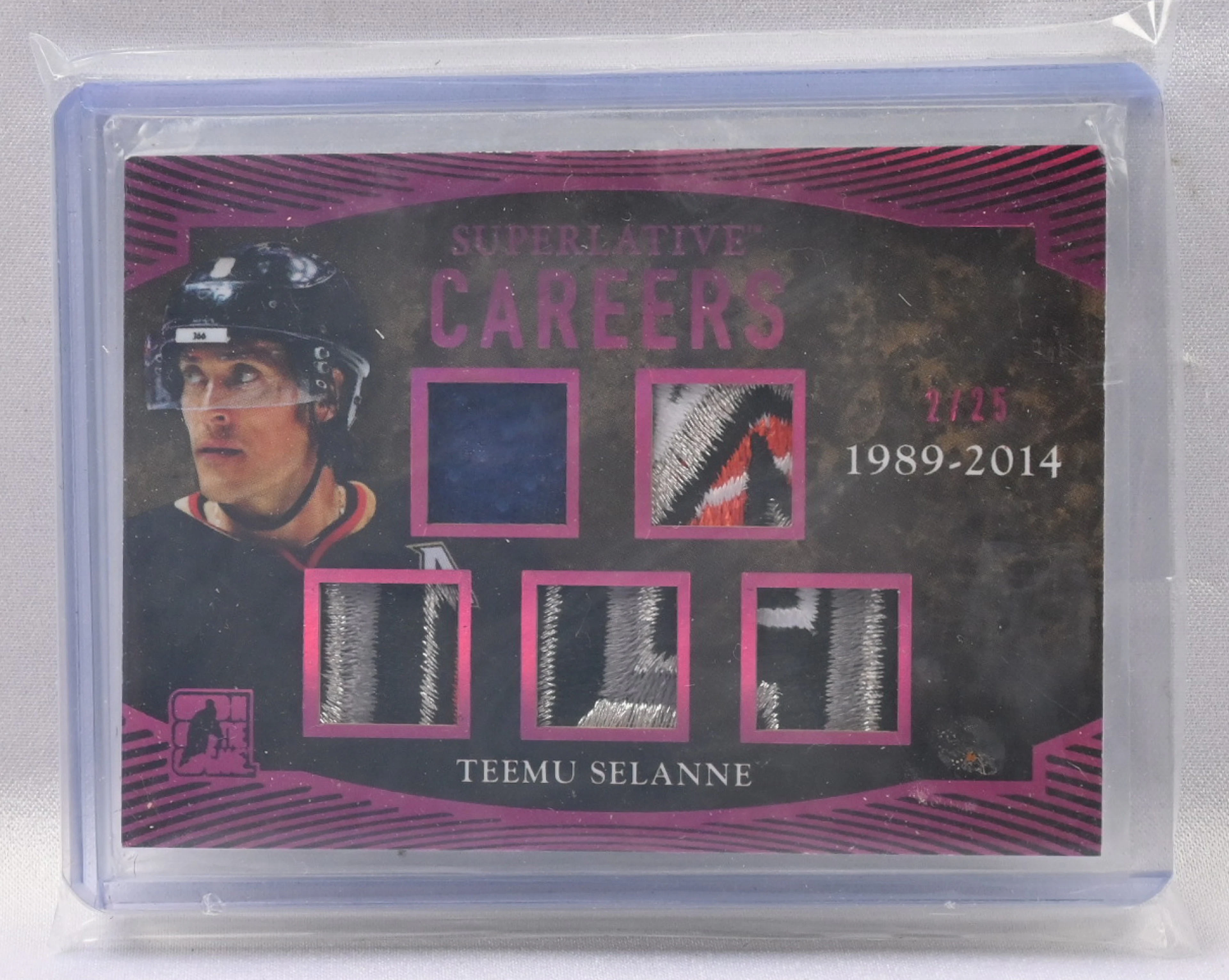 Teemu Selänne ITG Leaf Superlative Careers 1989-2014 2/25 5xpatch