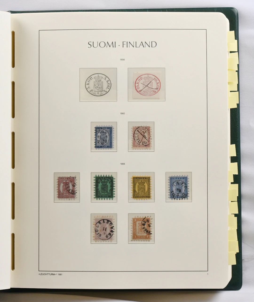 1856 - 2007 collection in two albums with mounts (second album nearly