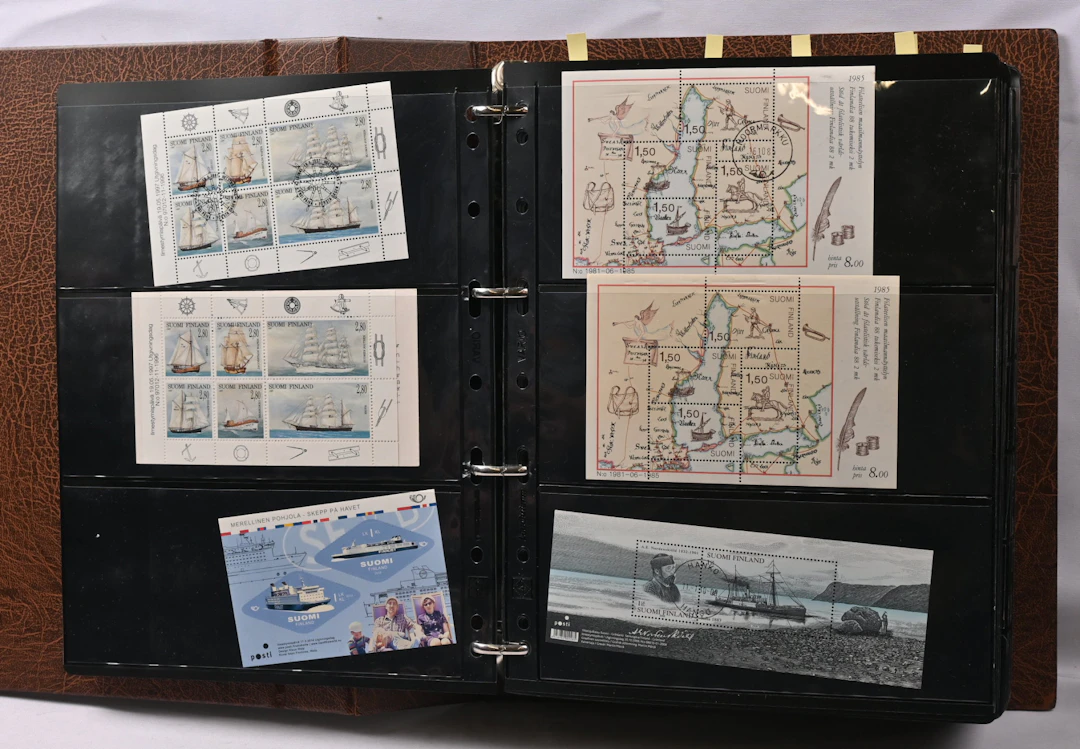 Ships, shipping and boating, collection in an album, over 4400 stamps
