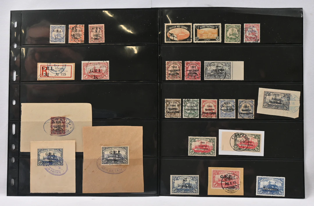 German Post in China and colonies. An interesting selection of FORGERIES