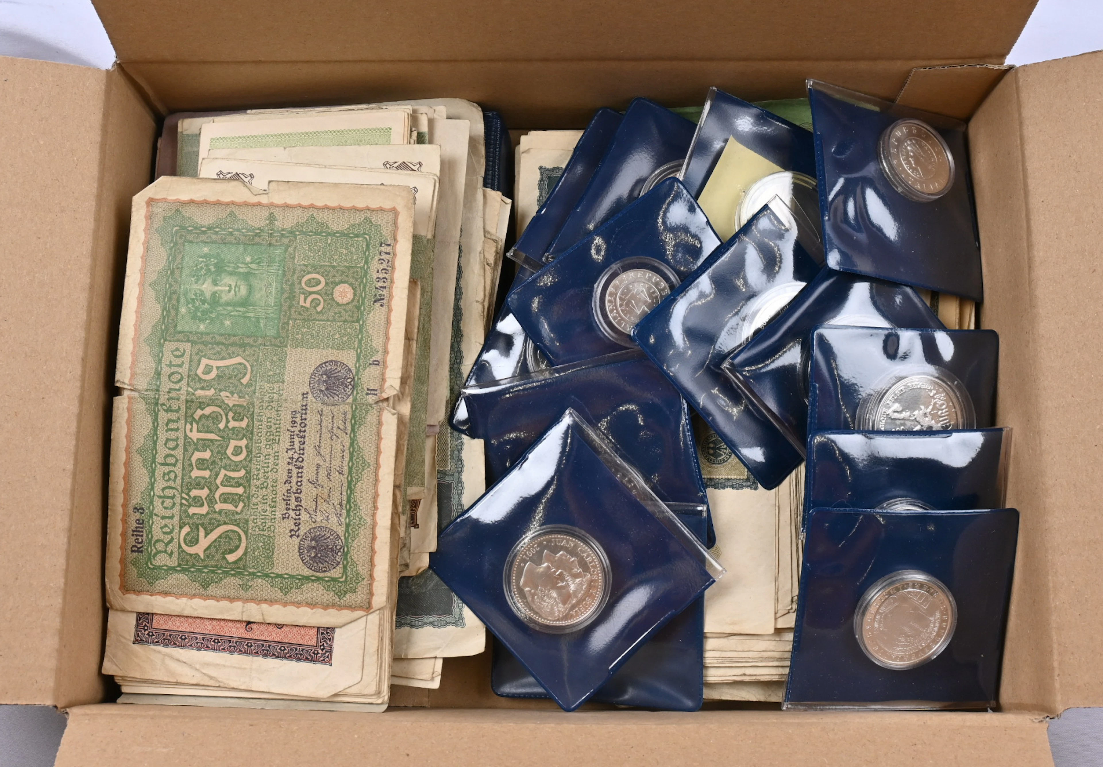 European commemorative coins selection of silver coins 14 pieces.