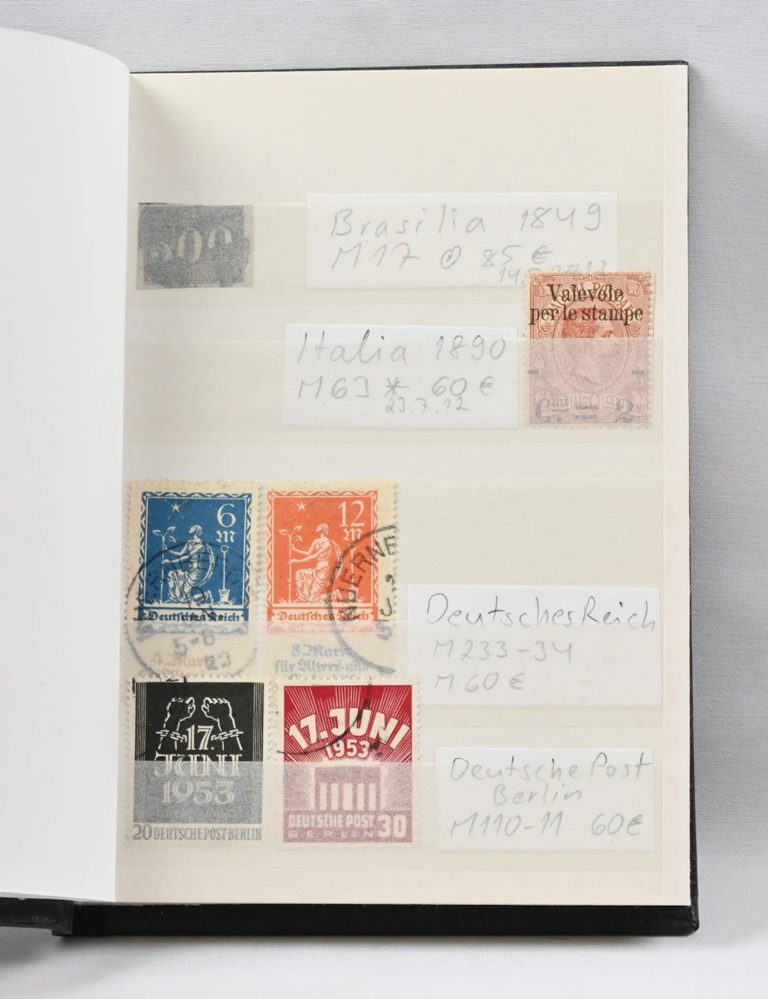 In two small stockbooks selection of better stamps including eg. USA