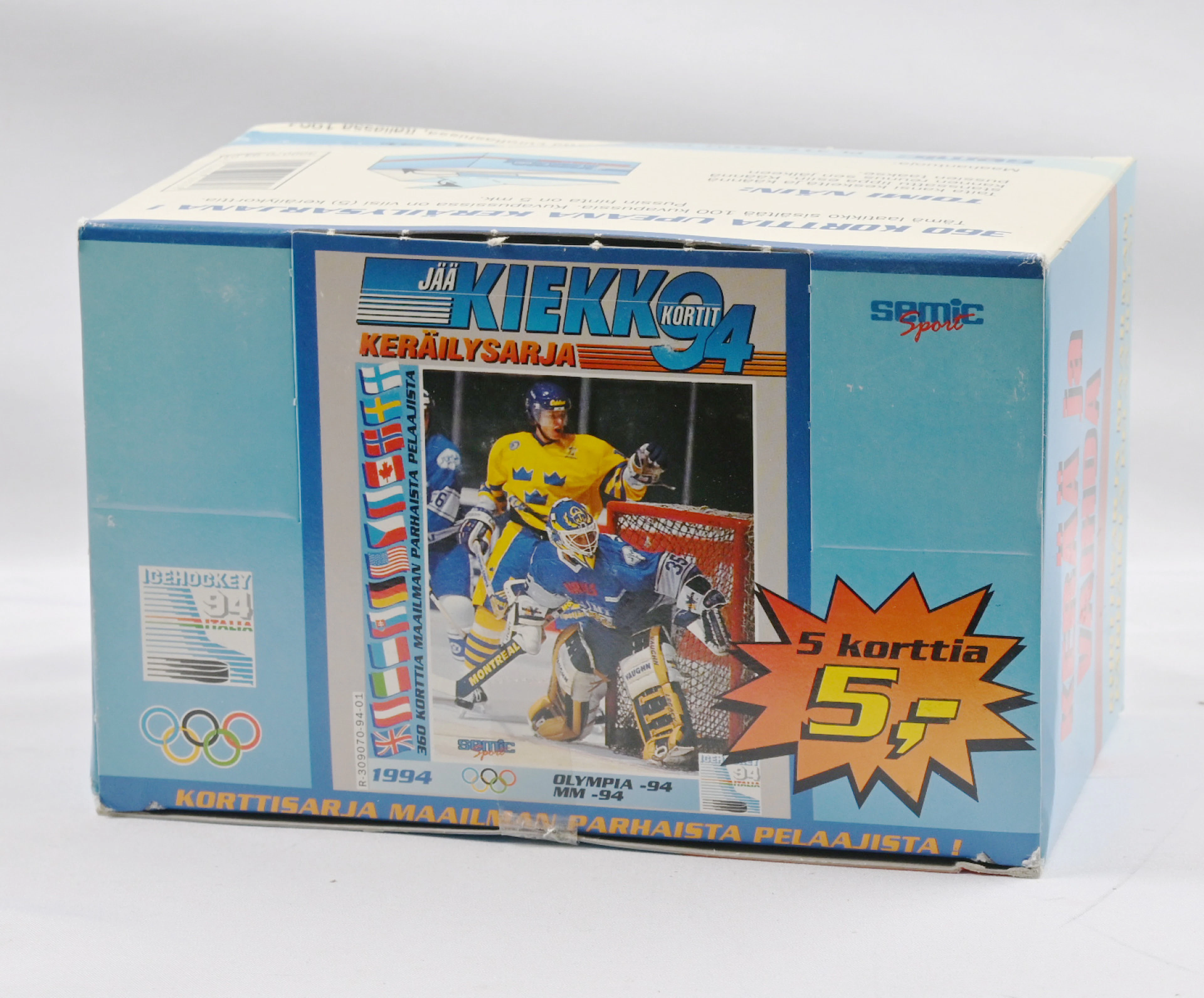 1994 Ice hockey box, 100 packs in a box.