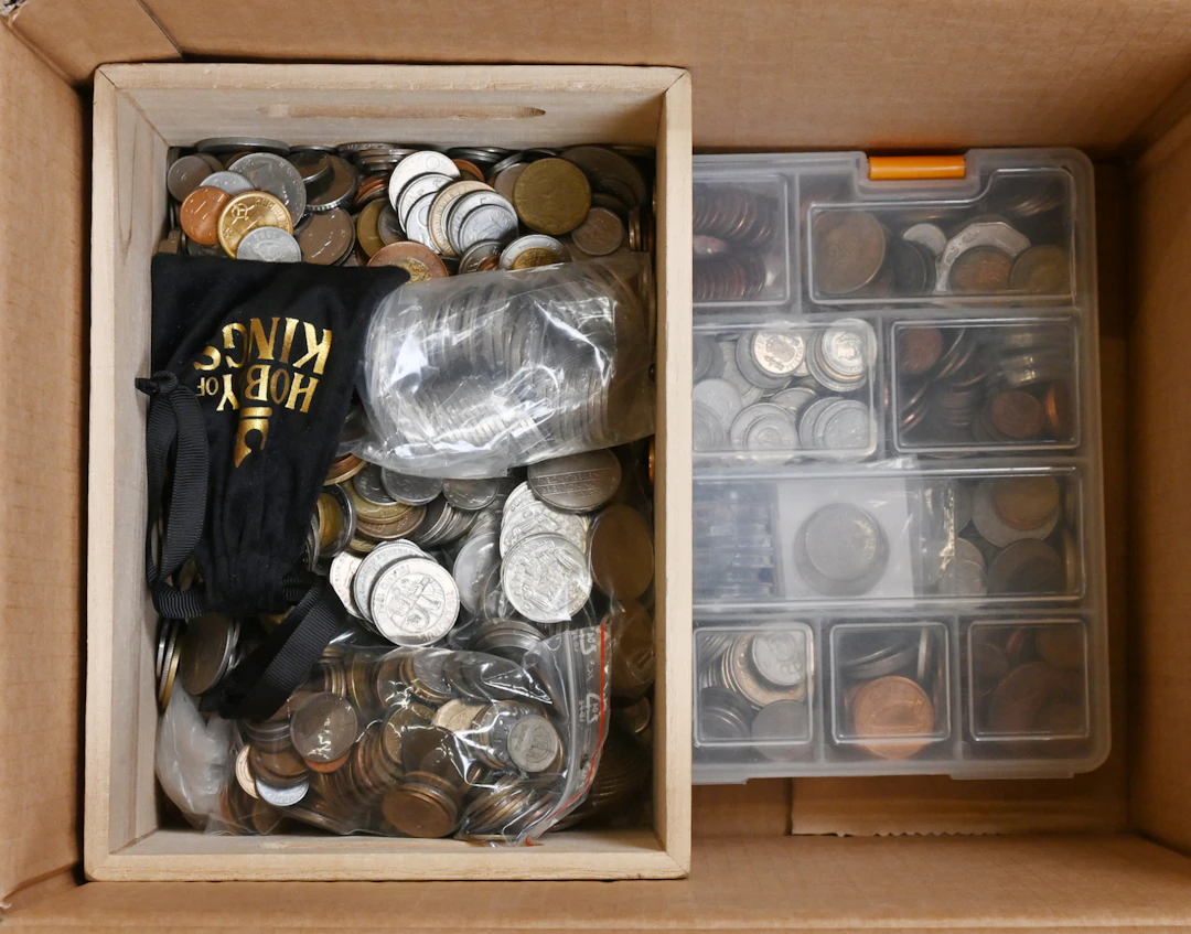 Whole world coin lot, over 9 KG