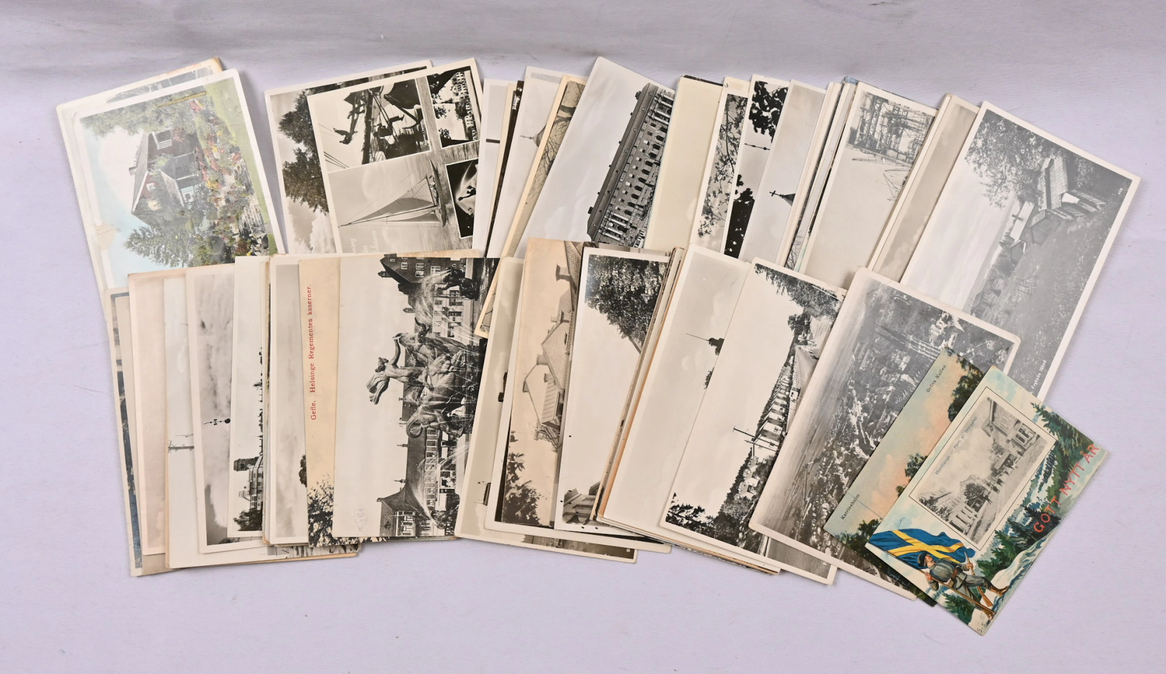 Sweden, magnificent selection of over 280 old (1900 - 1960) topographical
