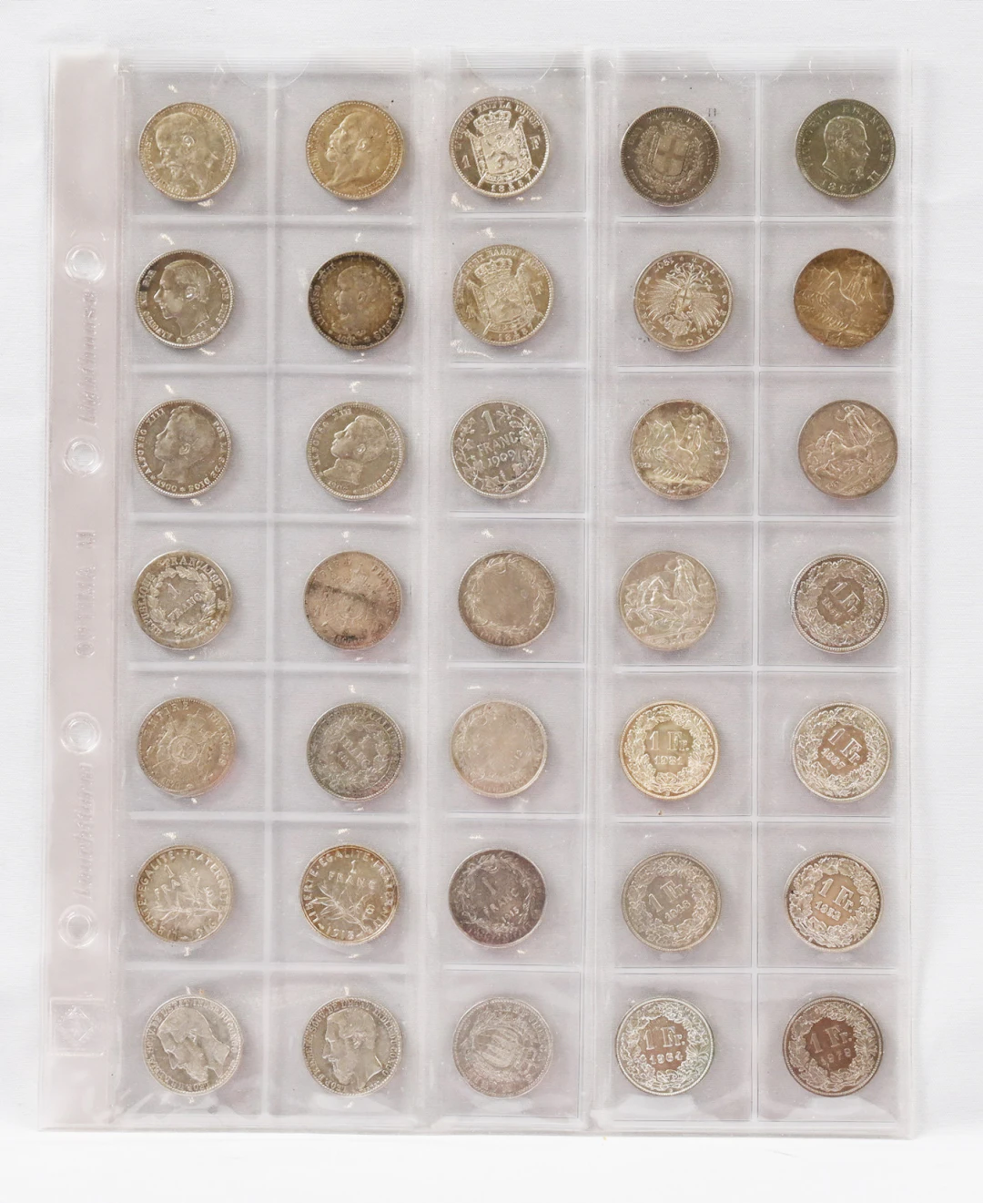 Silver coins of European countries fine selection 70 different from