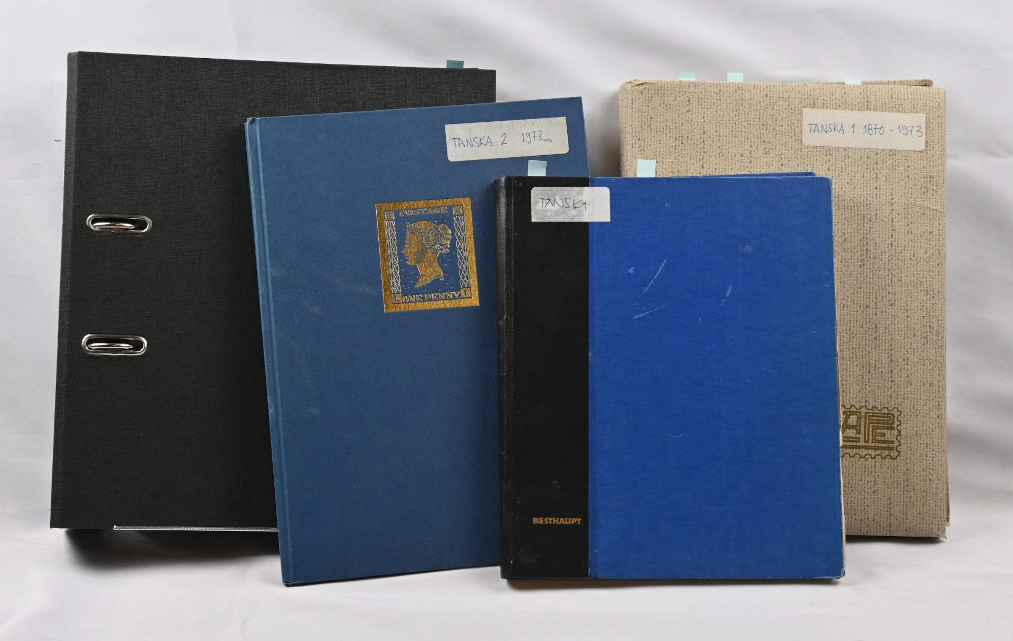 1854 onwards stock material including eg. two old collections, three