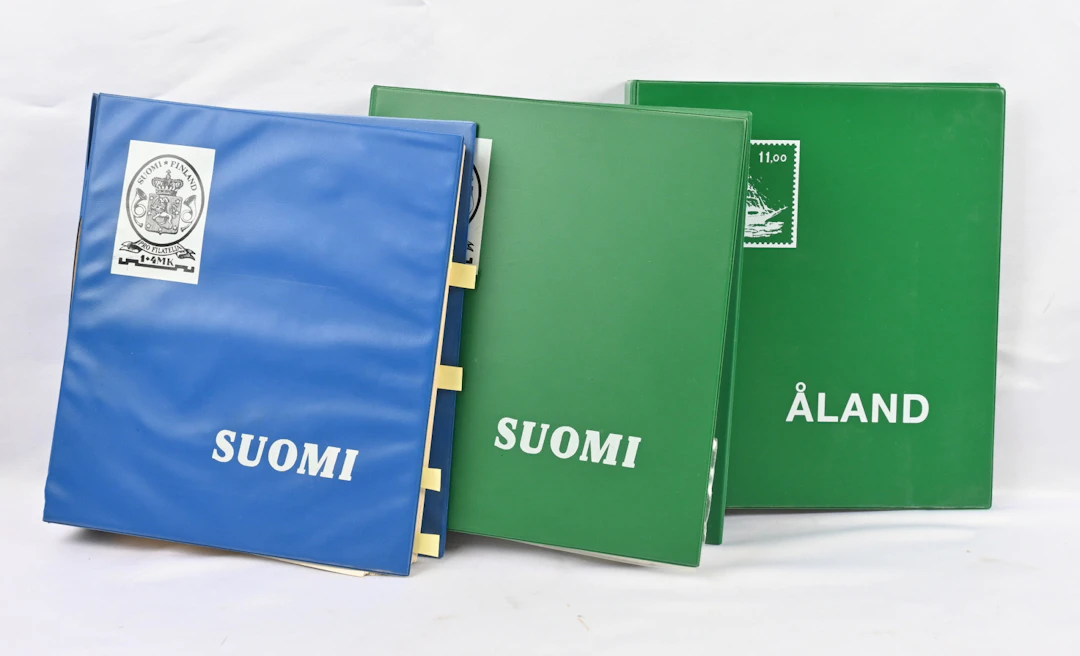 1866 - 1988 Finland & Aland Island used collection in three albums.
