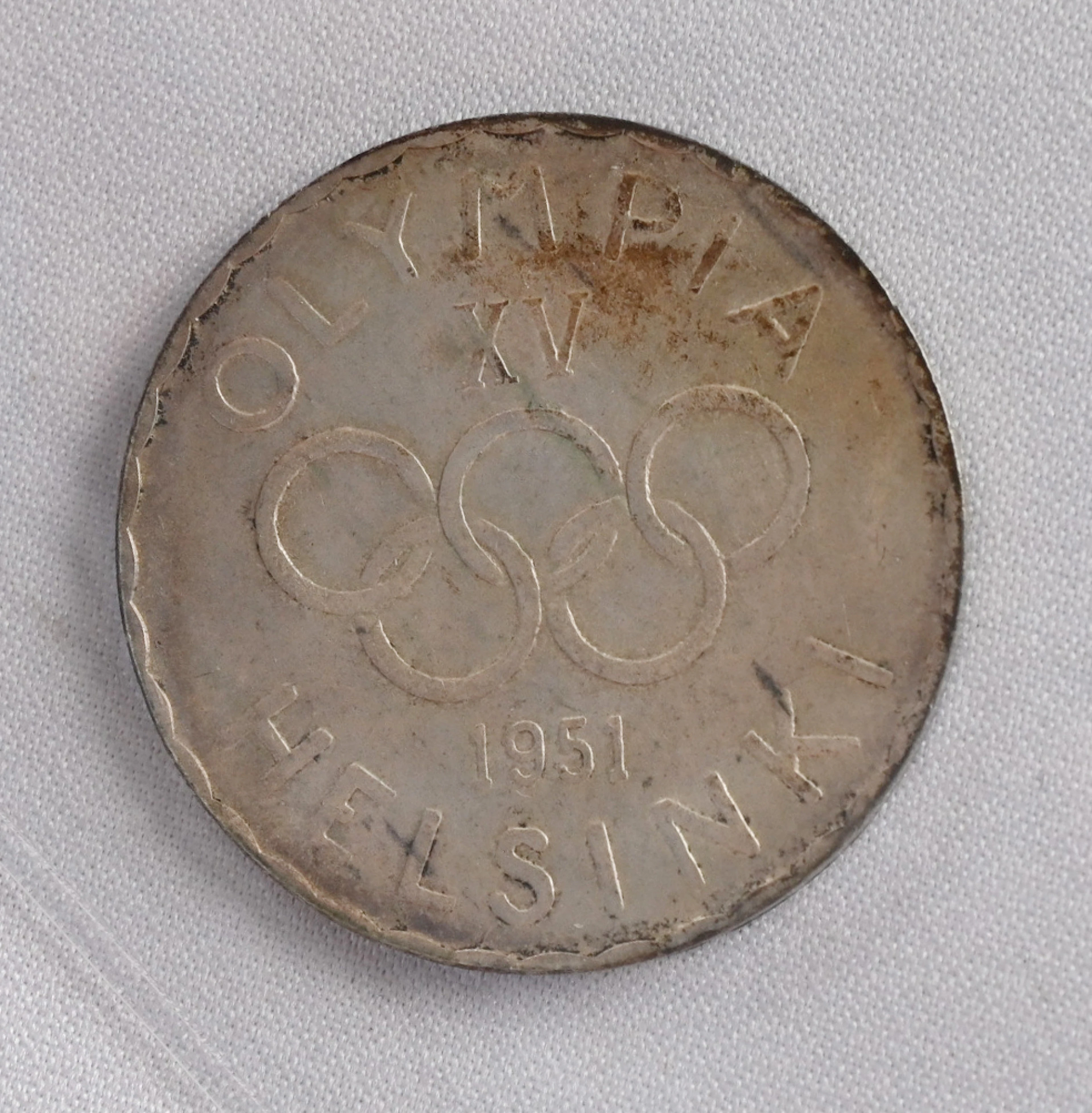 1951 500 markka Olympics, some patina