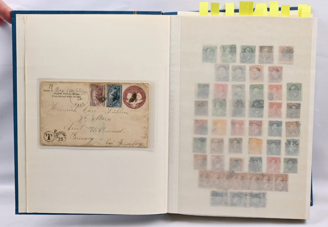 From 1861 onwards mainly used selection in a stockbook. Slightly confusingly