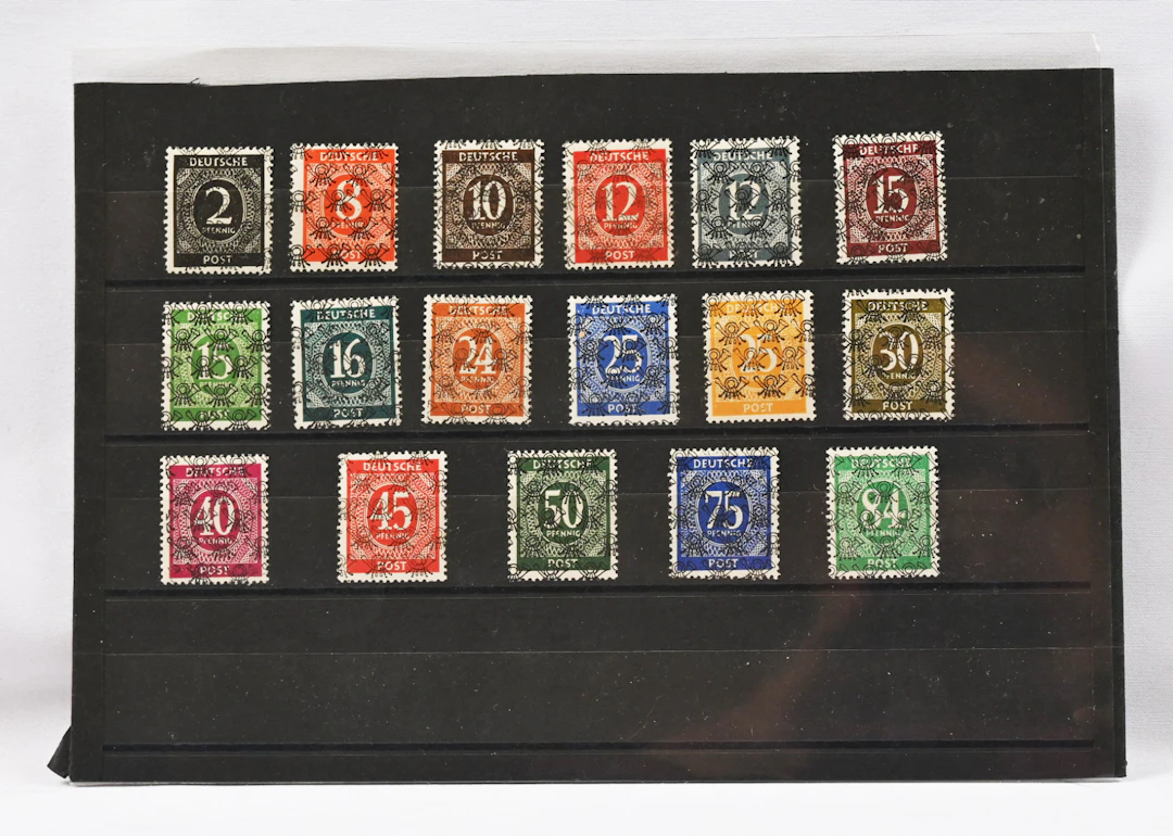 Bizone 1948 net overprint Mi 52 II - 68 II, mint * set, all signed: Schlegel.