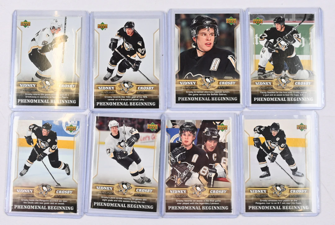 2005-06 Sidney Crosby Phenomenal 20 RC cards