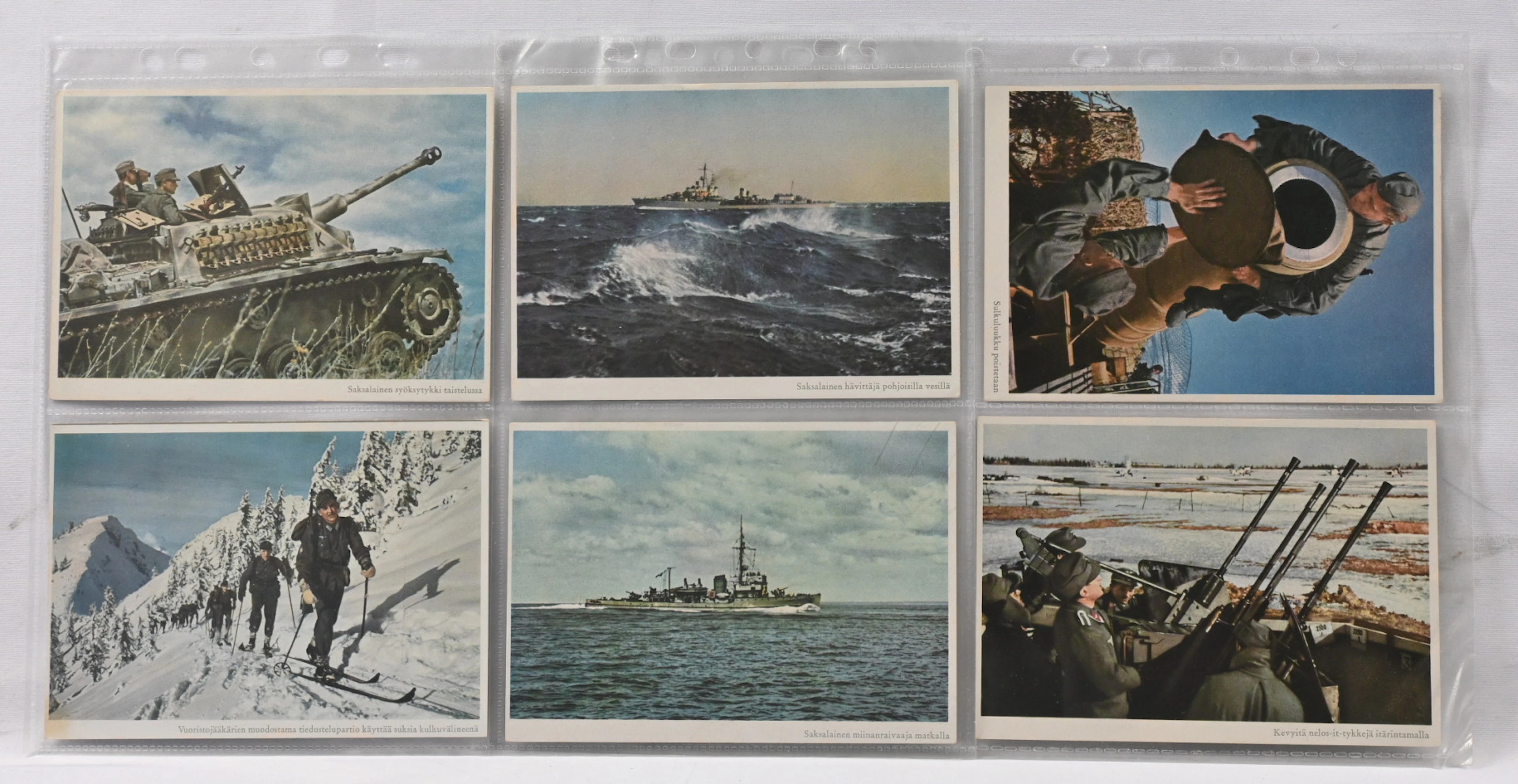 War, CARL WERNER REICHENBACH picture postcard series from year 1944