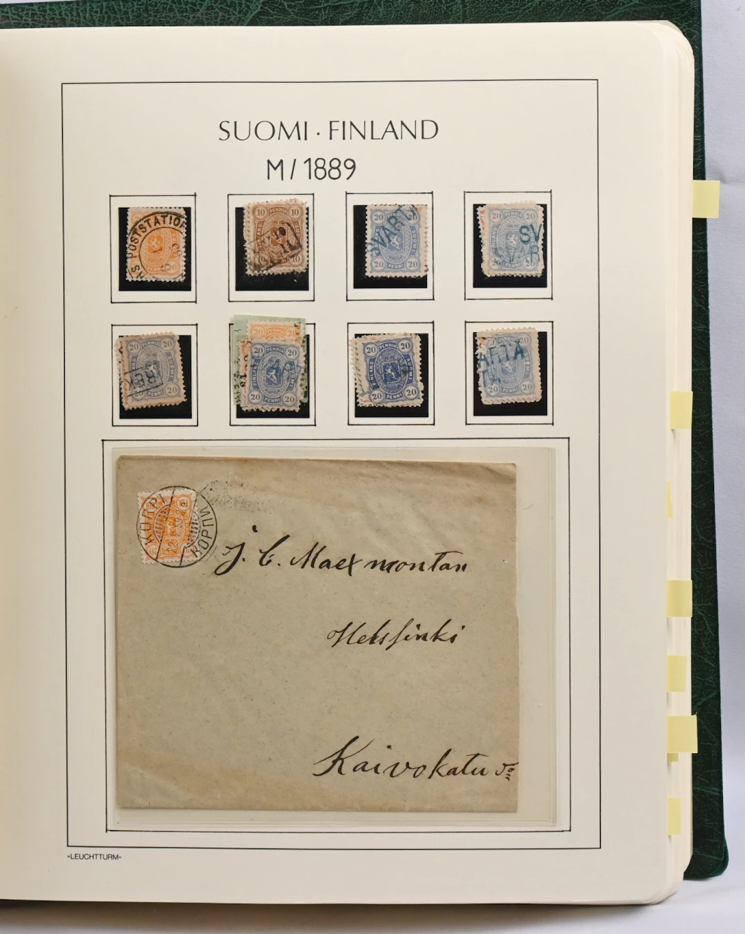 1860 - 1989 collection in album with mounts including serpentine rouletted