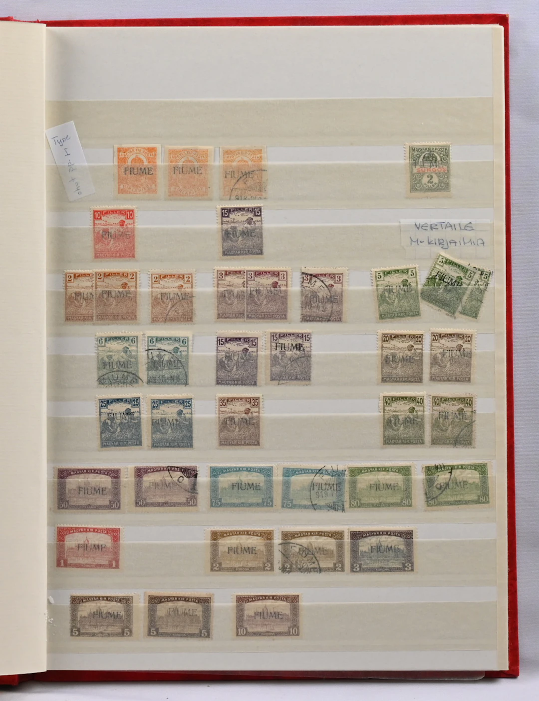 Interesting old stock material in a stockbook, hundreds of stamps
