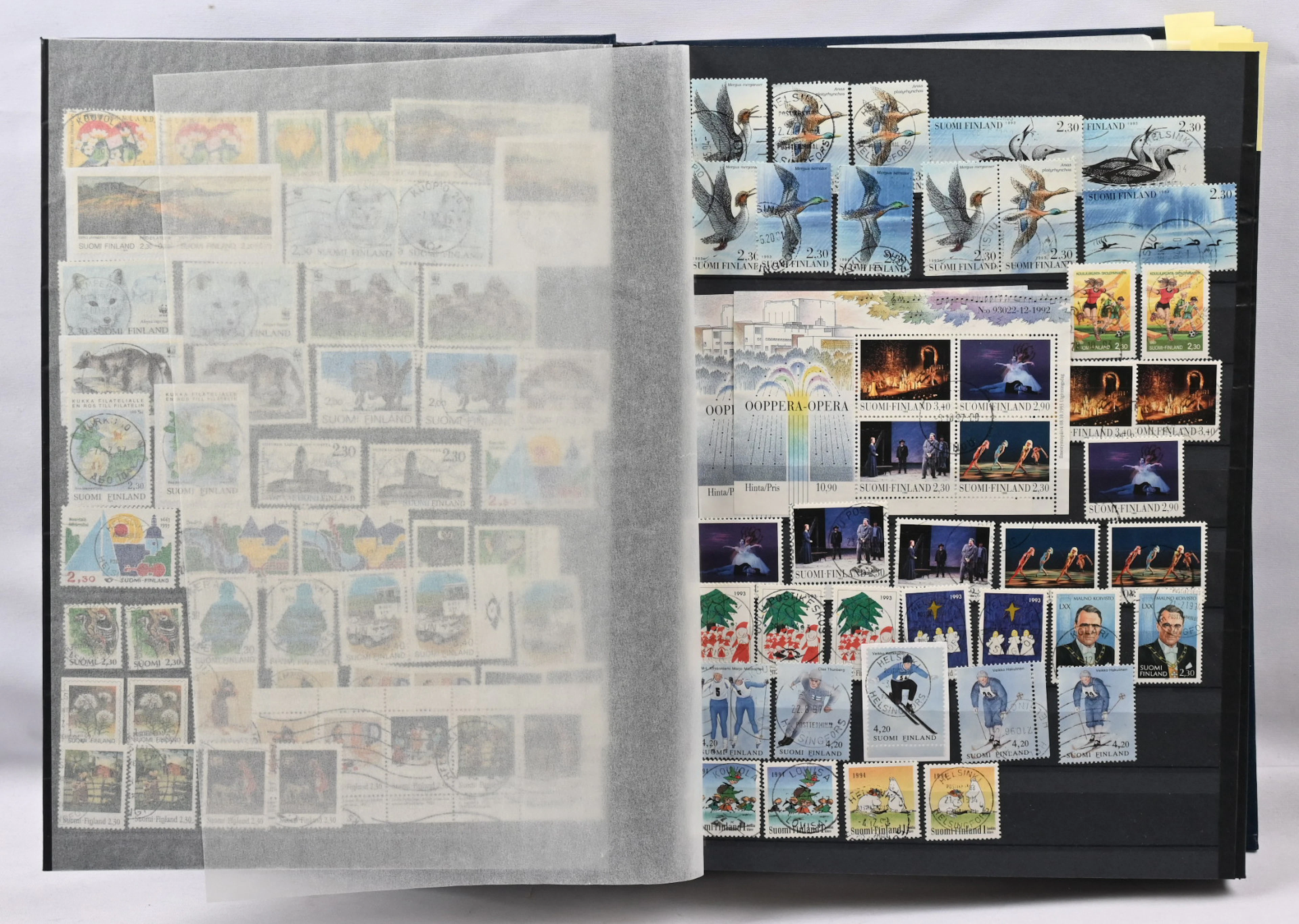 Stock selection of stamps from the 1990 - 2000s including plenty of