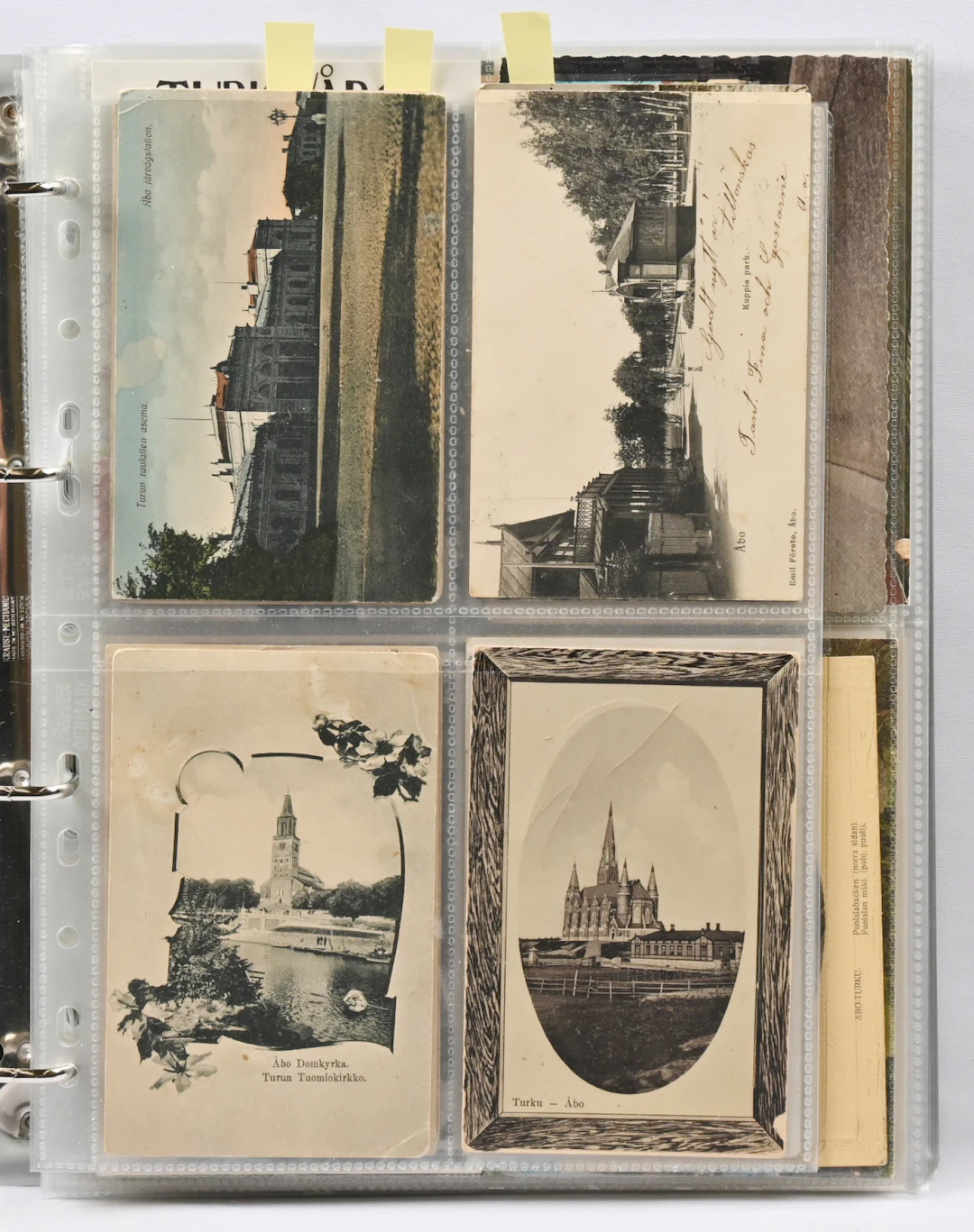 Turku selection of old and new, over 80 pieces in an album.