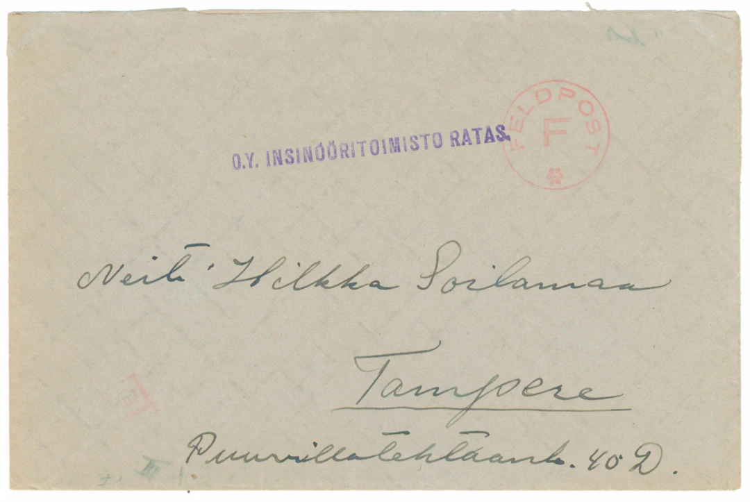SS volunteer mail: letter from a man in the 3rd company during the