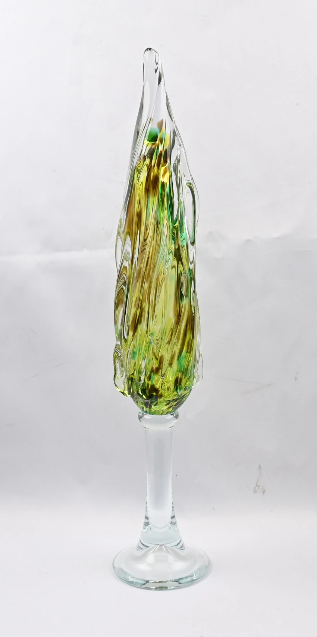 Alma Jantunen, glass sculpture, height approximately 59 cm. Signature: