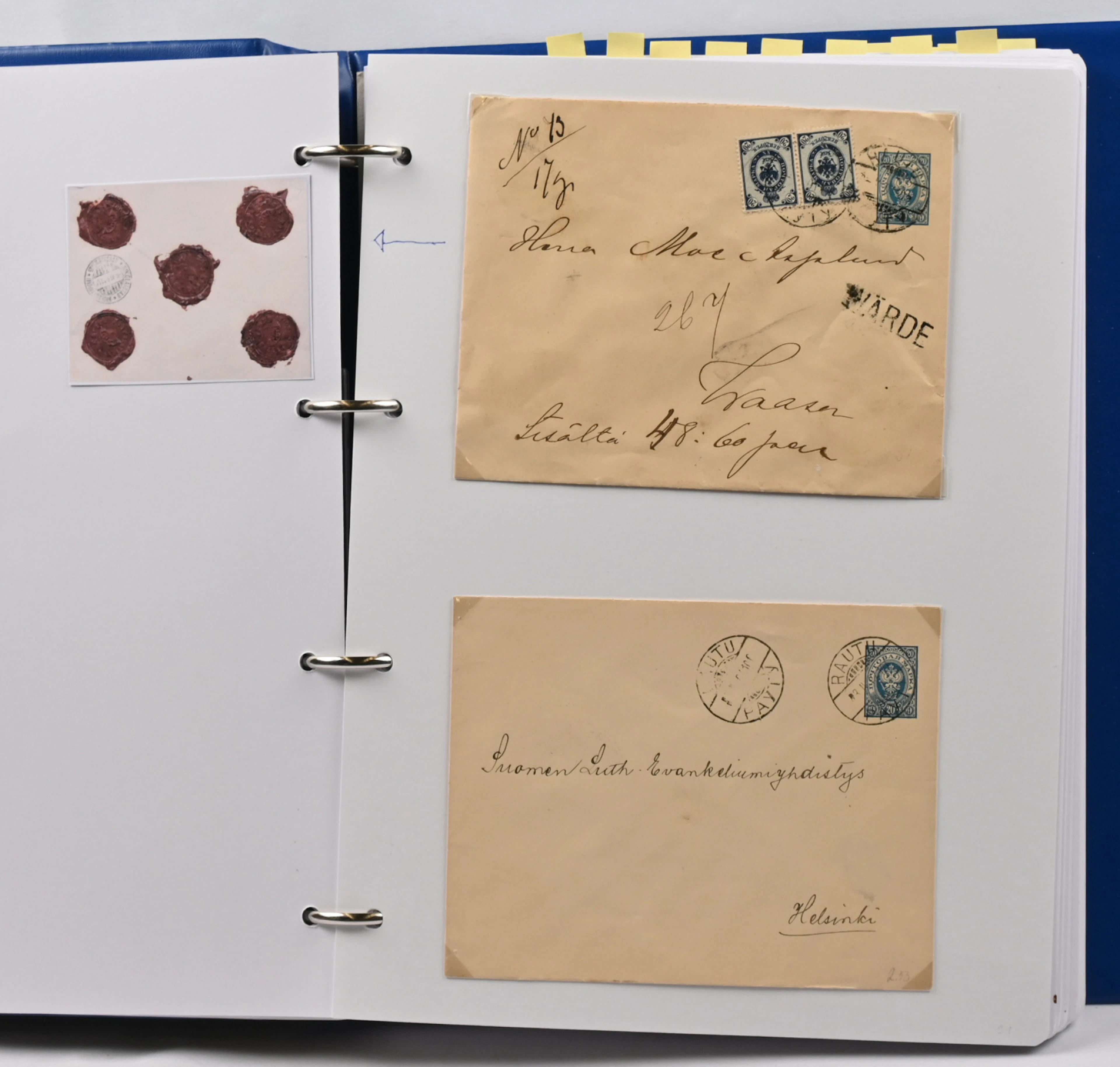 Rautu postal history collection beautifully mounted on 48 pages. Versatile