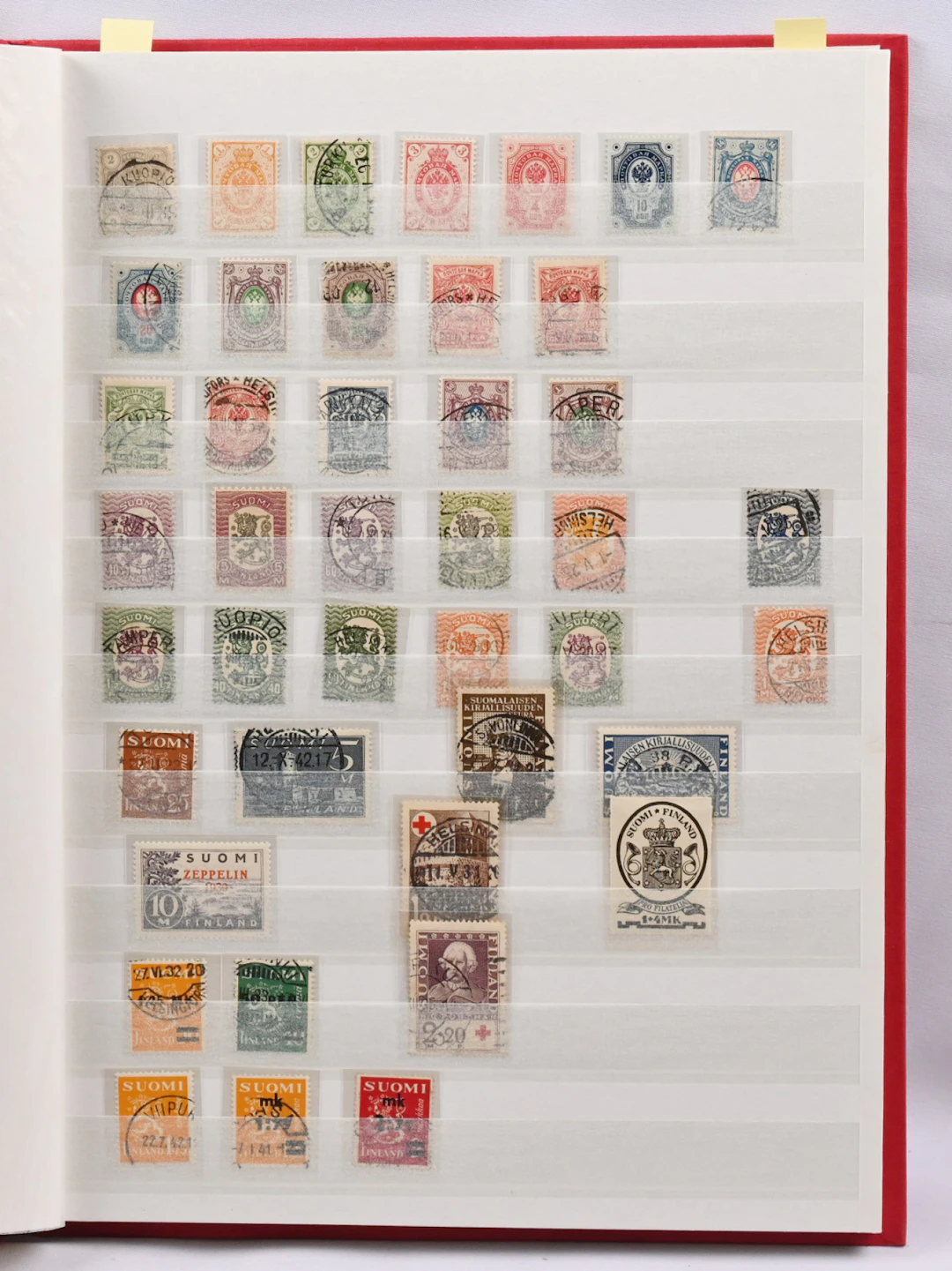 Excellent material in a stockbook including eg. superb cancellations