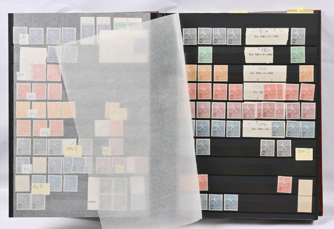 From 1860 onwards a collector's fascinating material in a thick stockbook