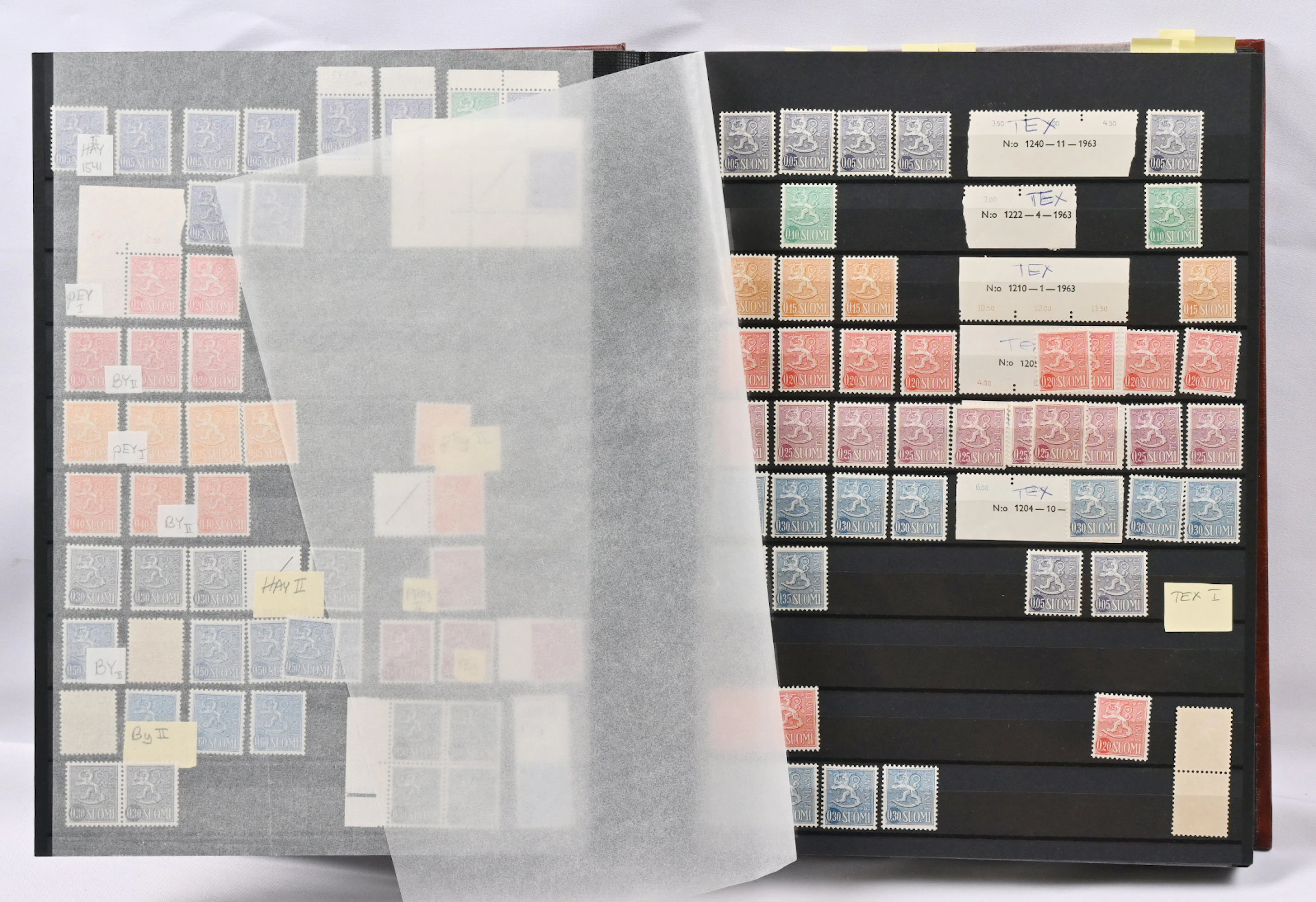 From 1860 onwards a collector's fascinating material in a thick stockbook