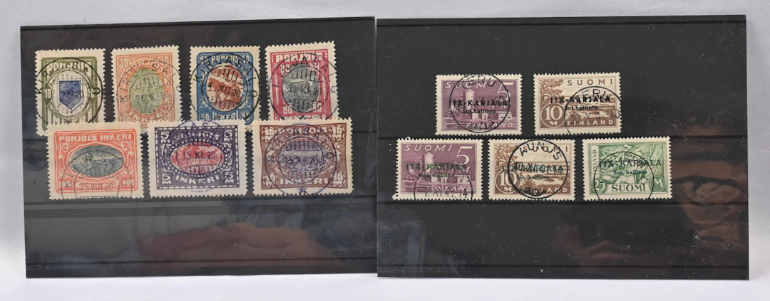II set with superb cancellations. Additionally selection of East Karelia