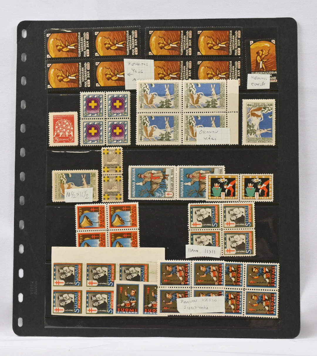 Fine selection of old very fine mint ** (a few *) Christmas charity