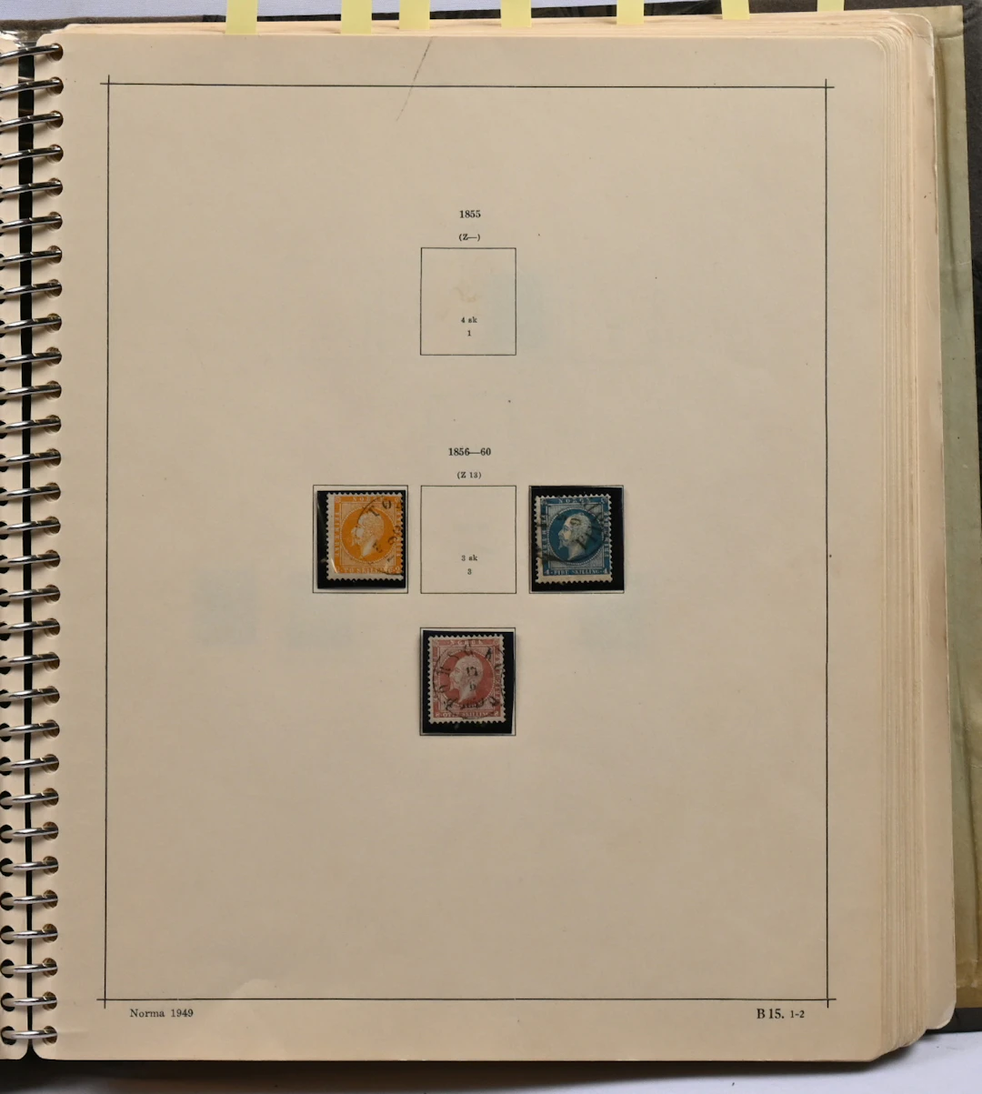 1856 - 1958 used collection in an album, including some medium-priced