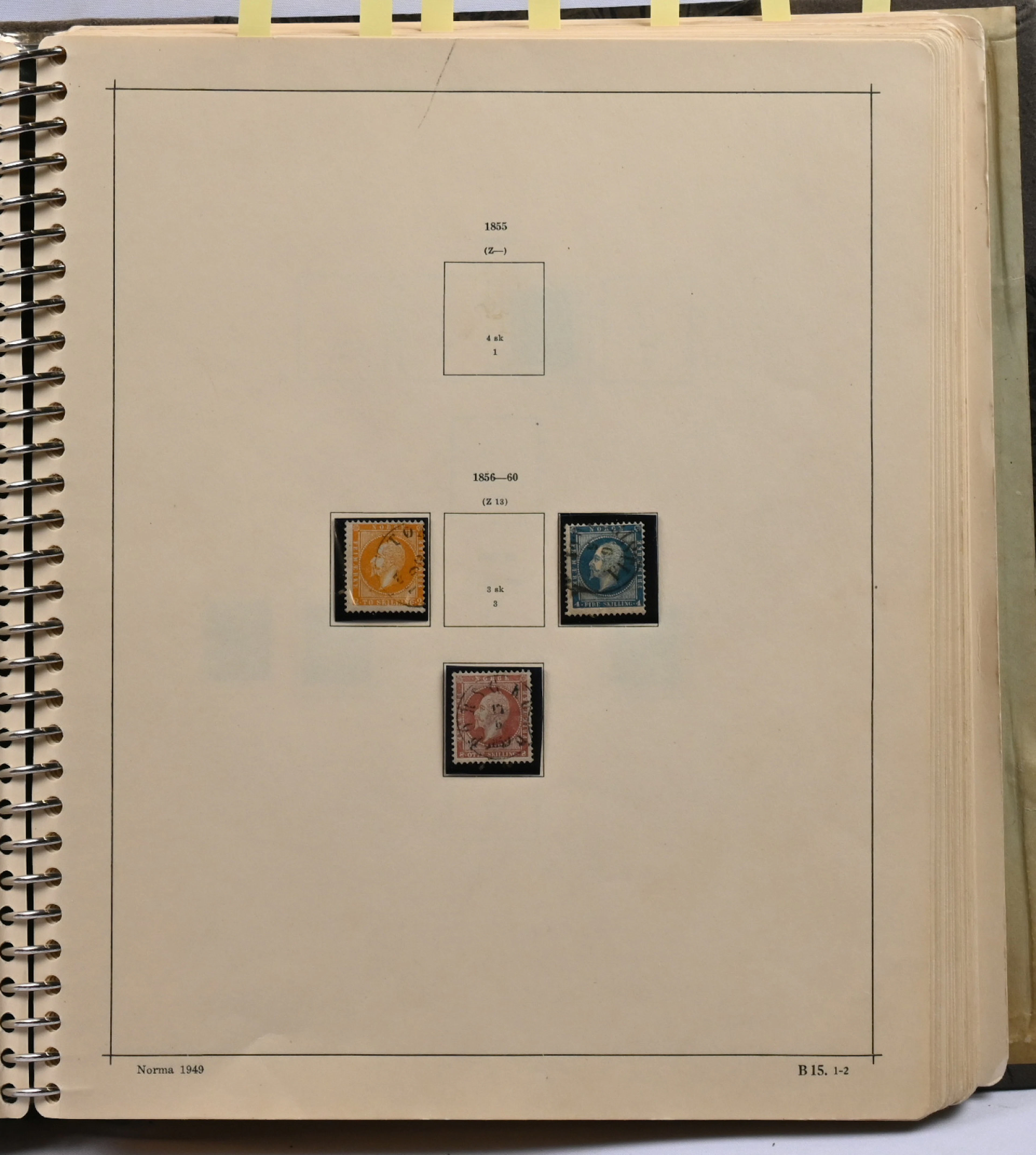 1856 - 1958 used collection in an album, including some medium-priced