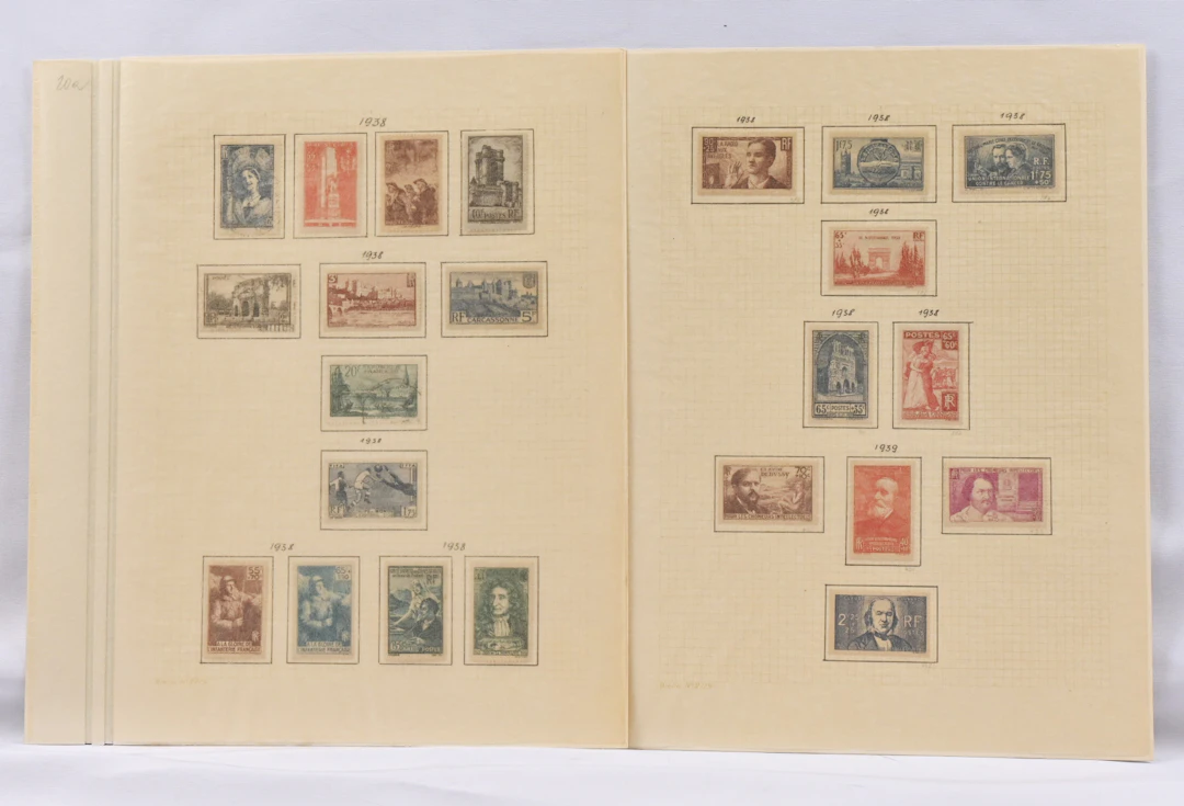 1937 - 1948 collection on pages, mainly mint * material.