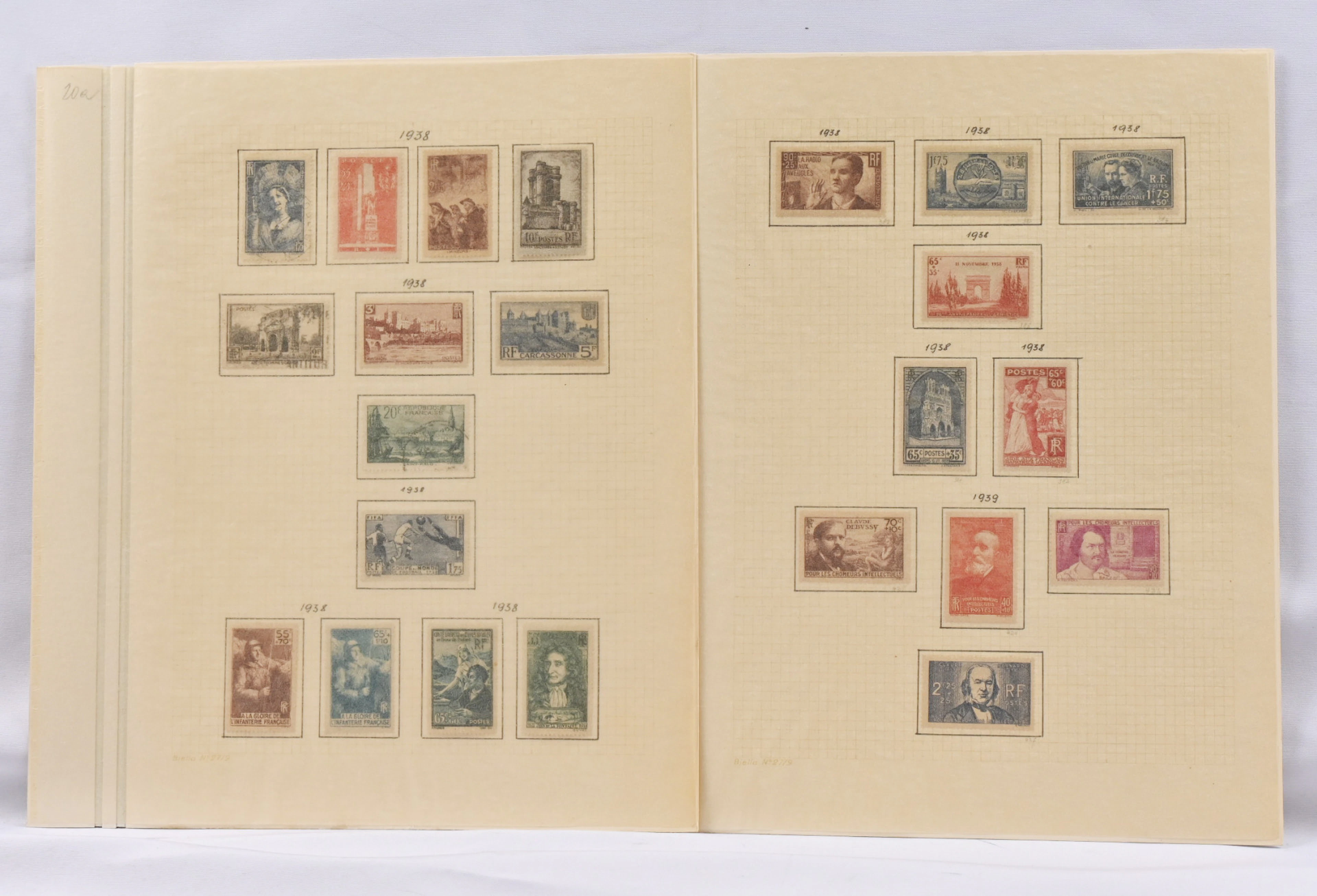 1937 - 1948 collection on pages, mainly mint * material.