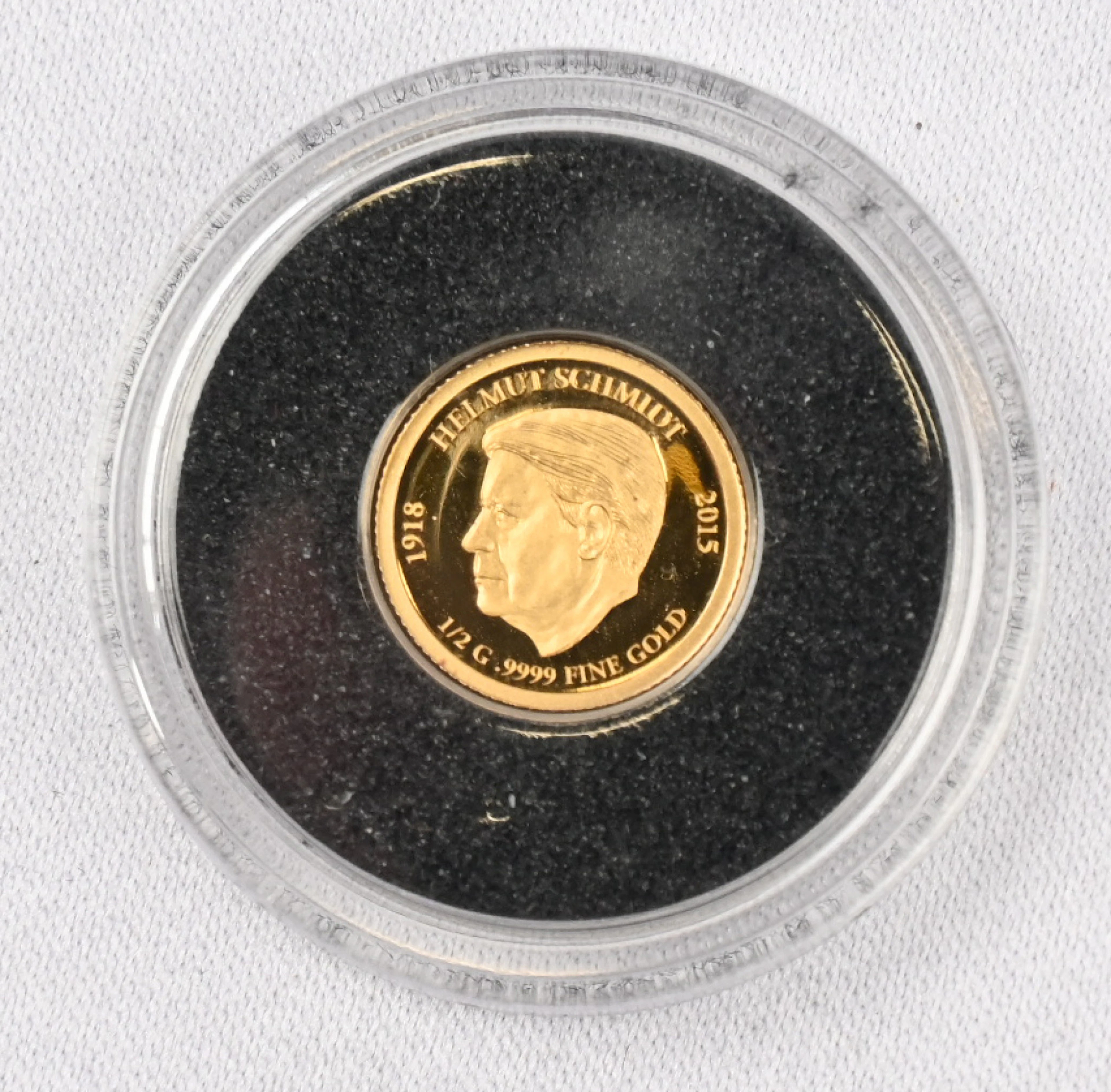 Solomon Islands 2015 10$ Helmut Schmidt, gold