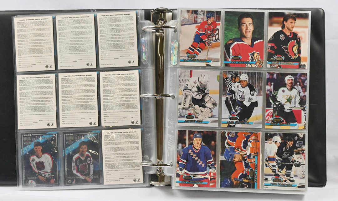 1993-94 Stadium Club 1-500 complete set as well as 65 different insert