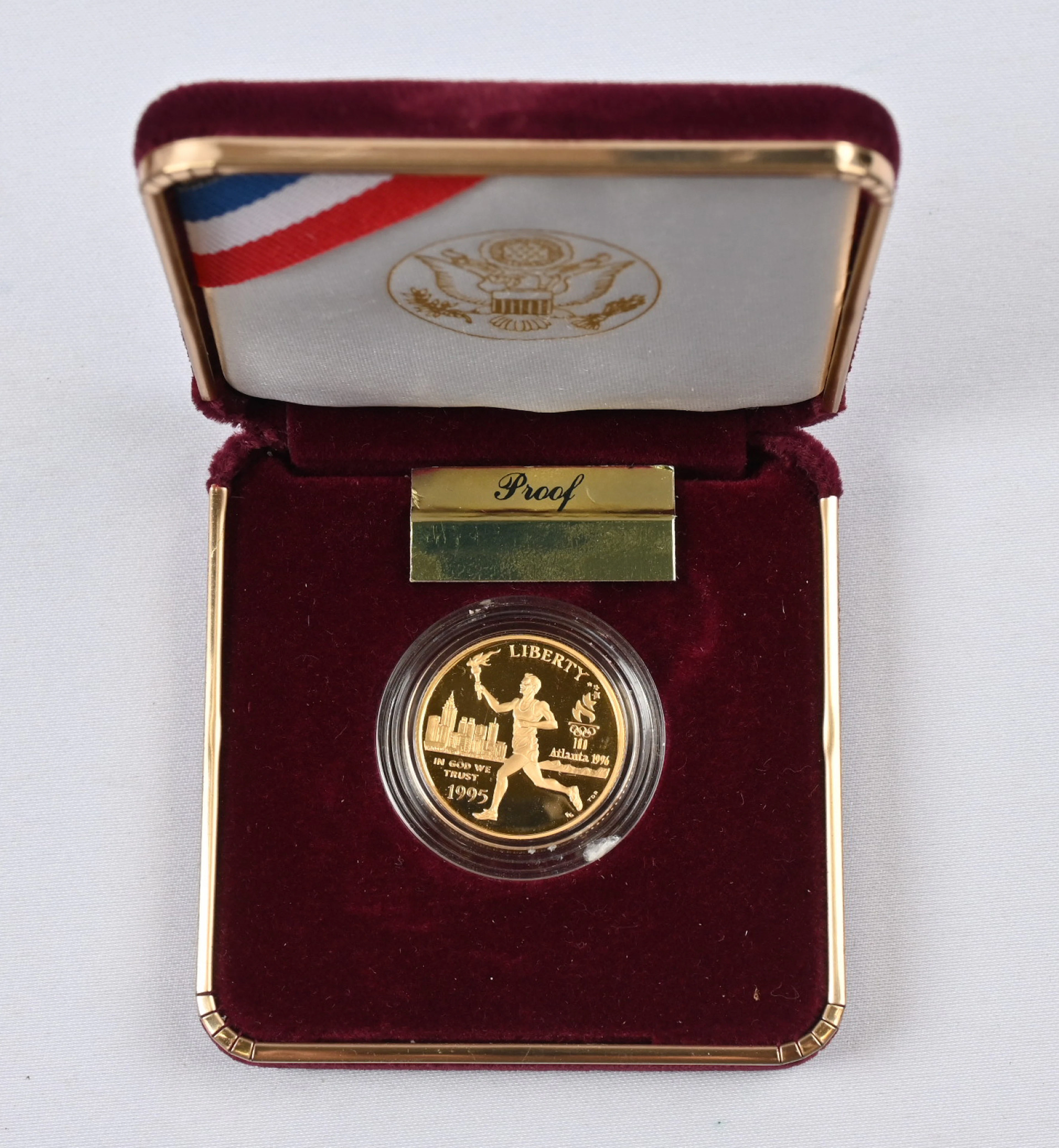 USA 1995 5$ Olympics proof, gold.
