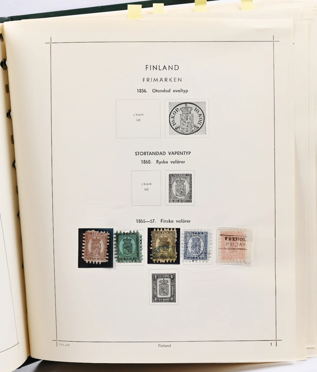 1866 - 2008 used basic collection in album, including eg. five different