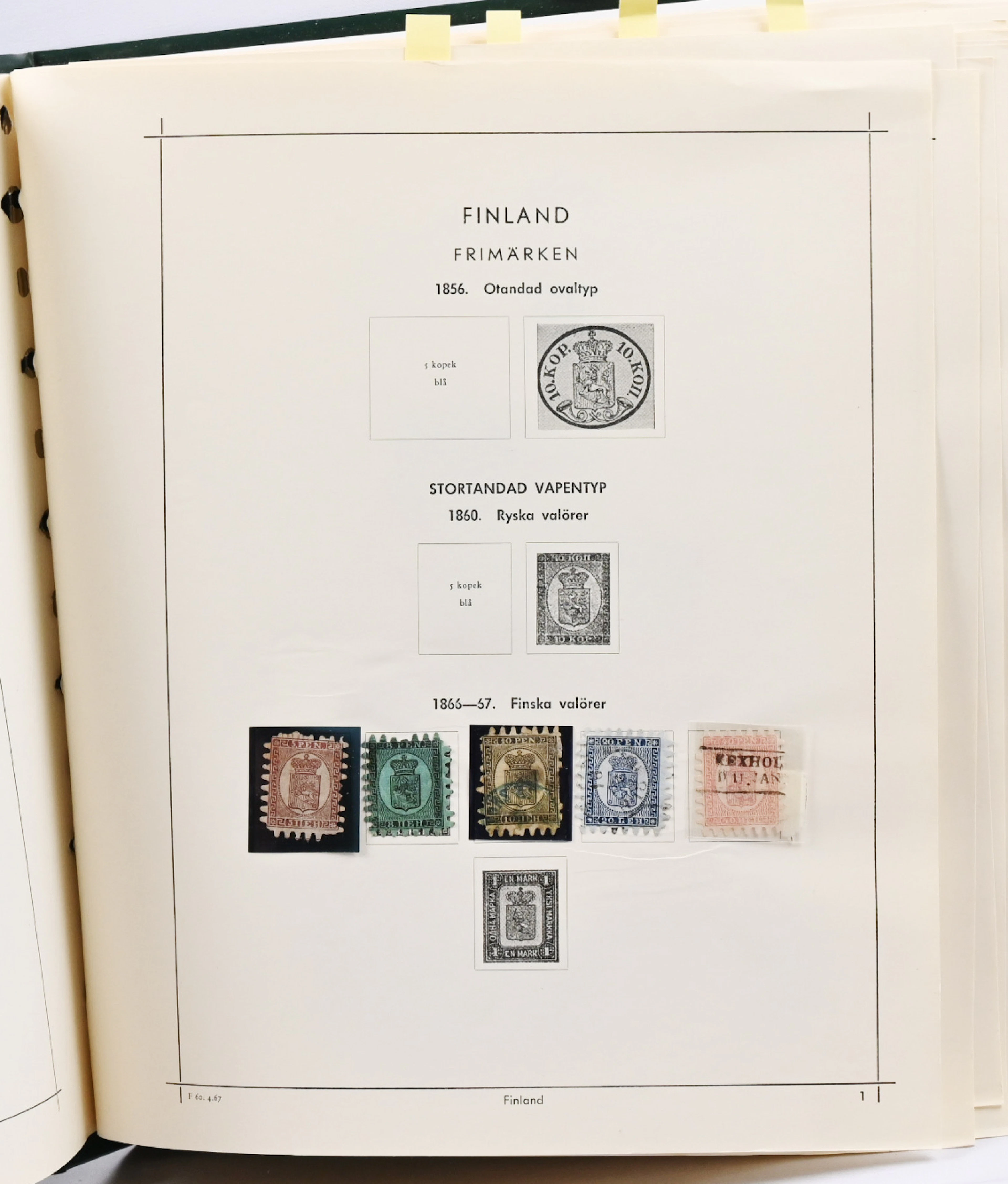 1866 - 2008 used basic collection in album, including eg. five different
