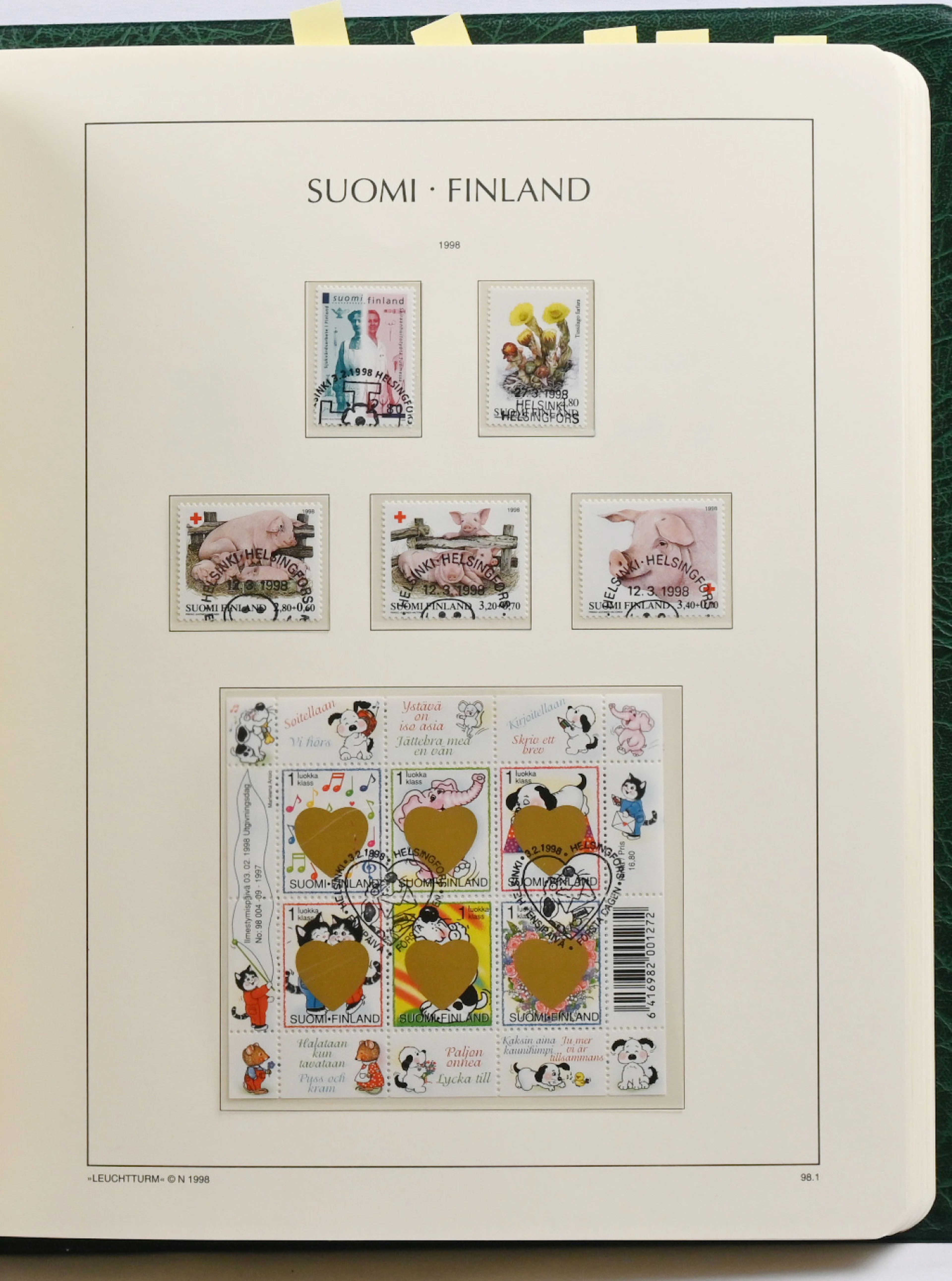 1990 - 2006 first day cancelled collection in album with mounts. Plenty