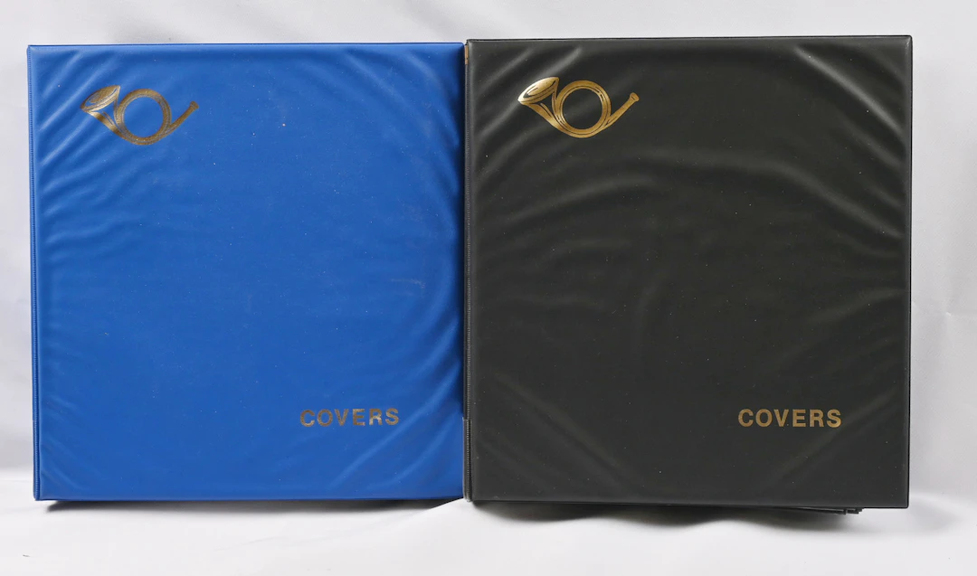 Exhibition cards 1995 - 2019, fine collection in two albums! Total