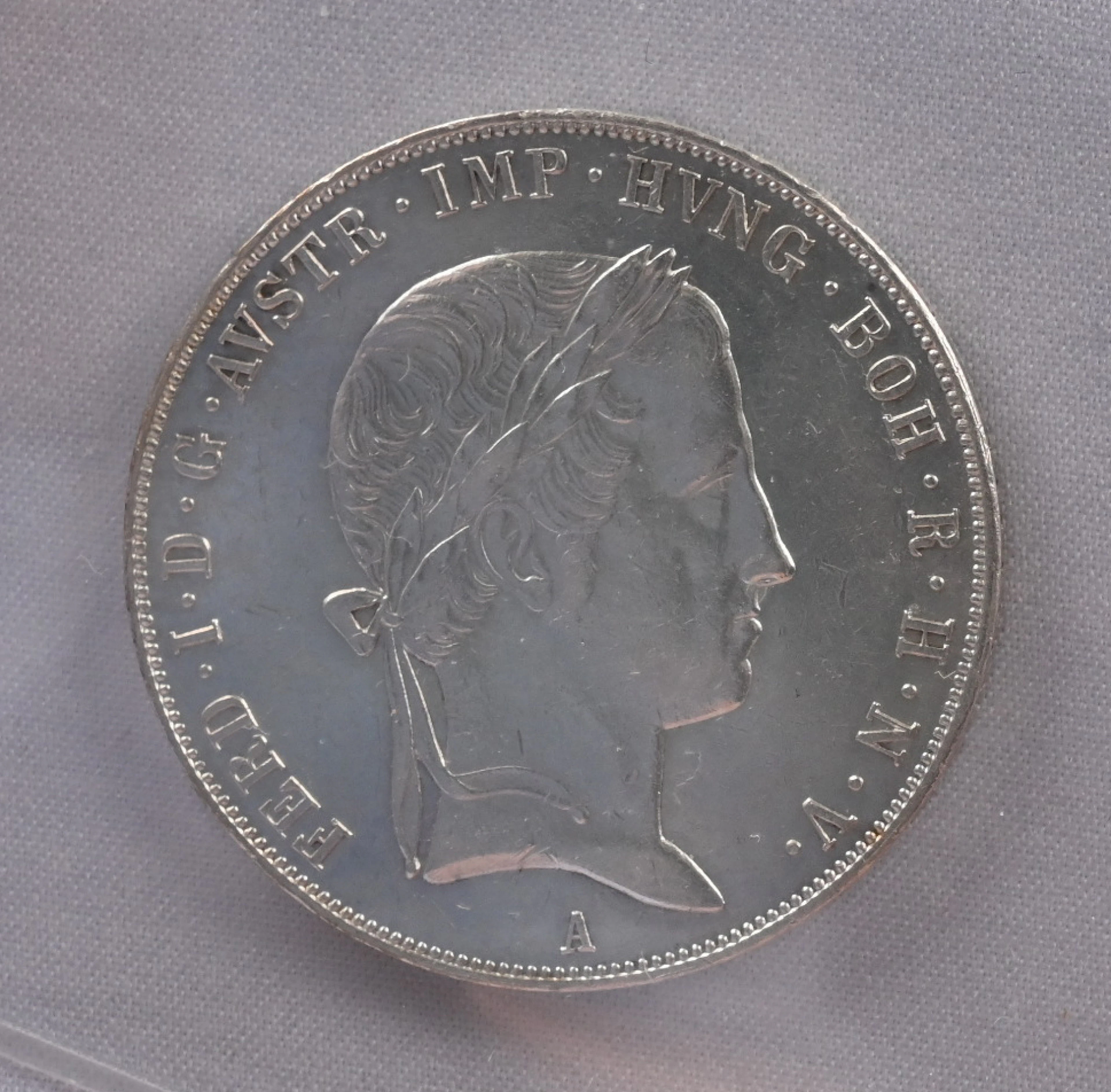 Austria 1848A 1 Thaler silver. Magnificent condition, almost UNC!