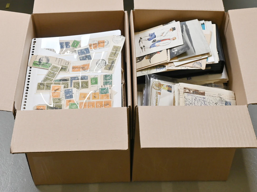 Postal items etc. ca. 10 KG, including also mail stop cancellation