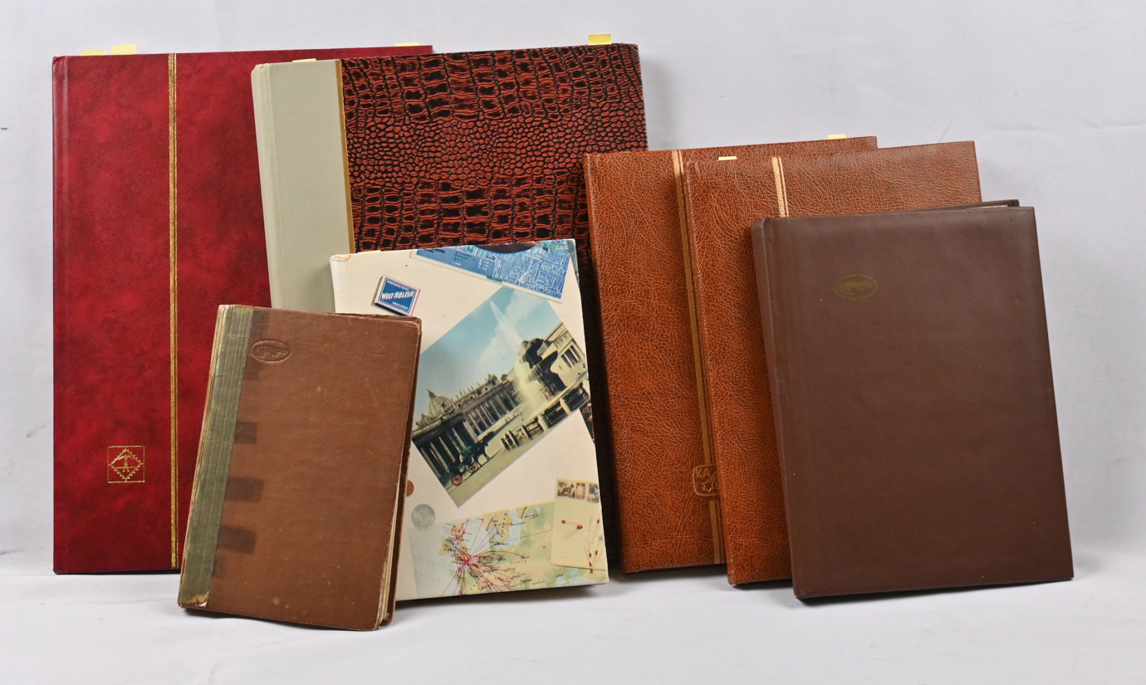 Stock selection in seven stockbooks of various sizes eg. plenty of