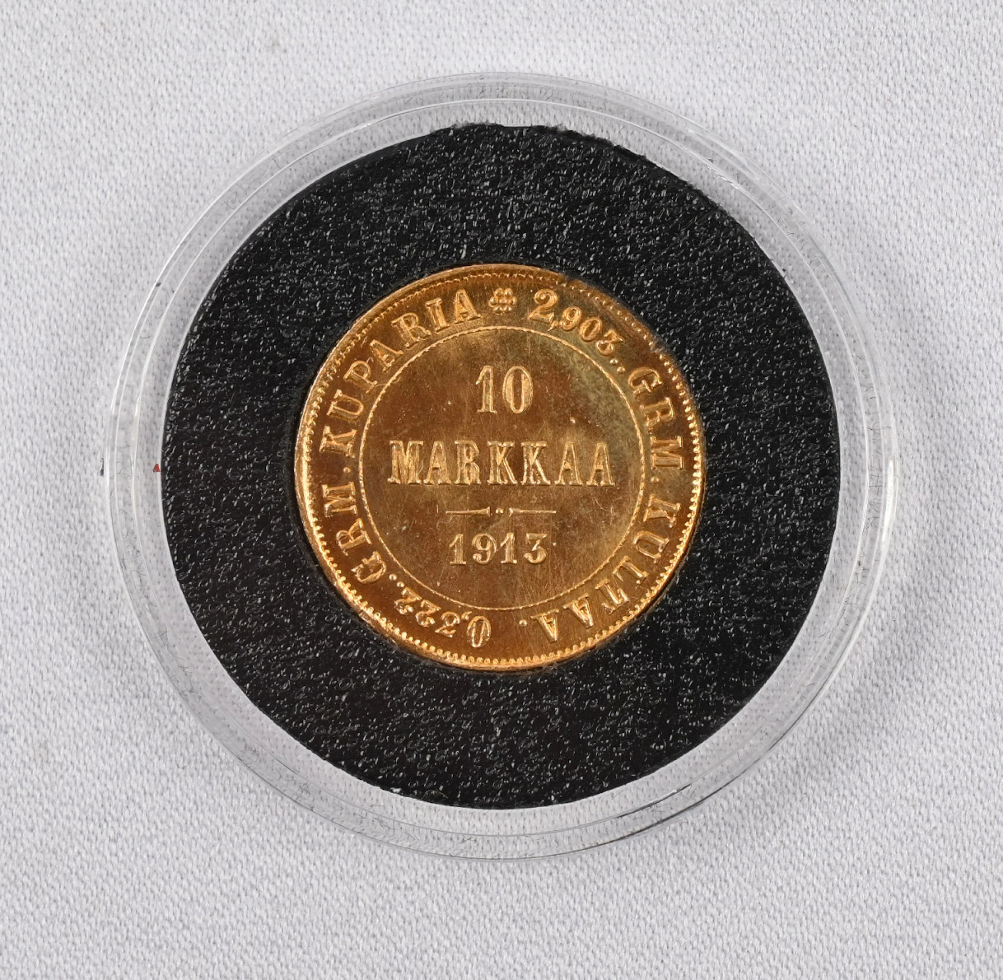 1913 10 markka gold