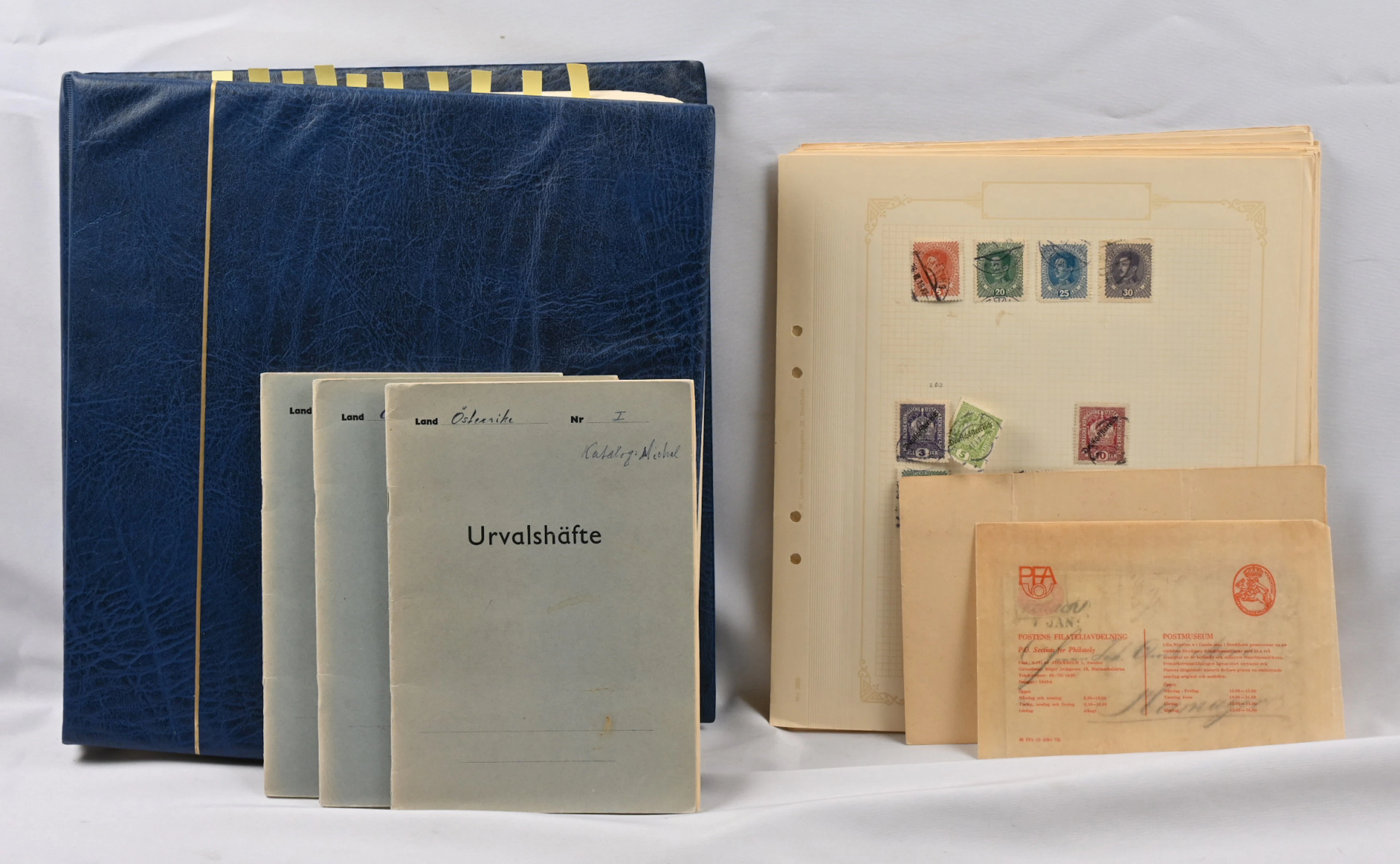 From 1850s to 1930s very mixed material in album and in a few approval