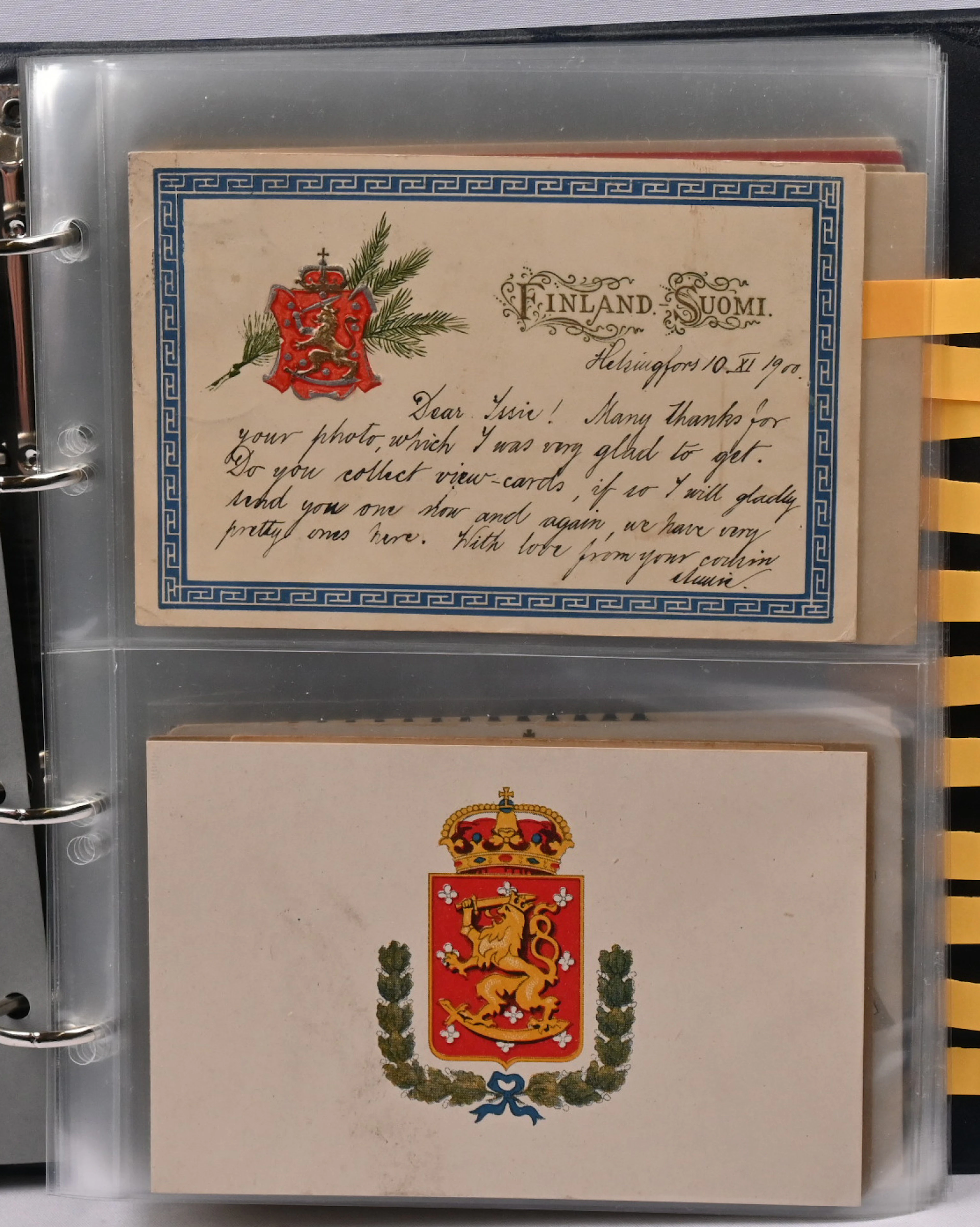 Fine selection of Coat of Arms themed and other old patriotic cards