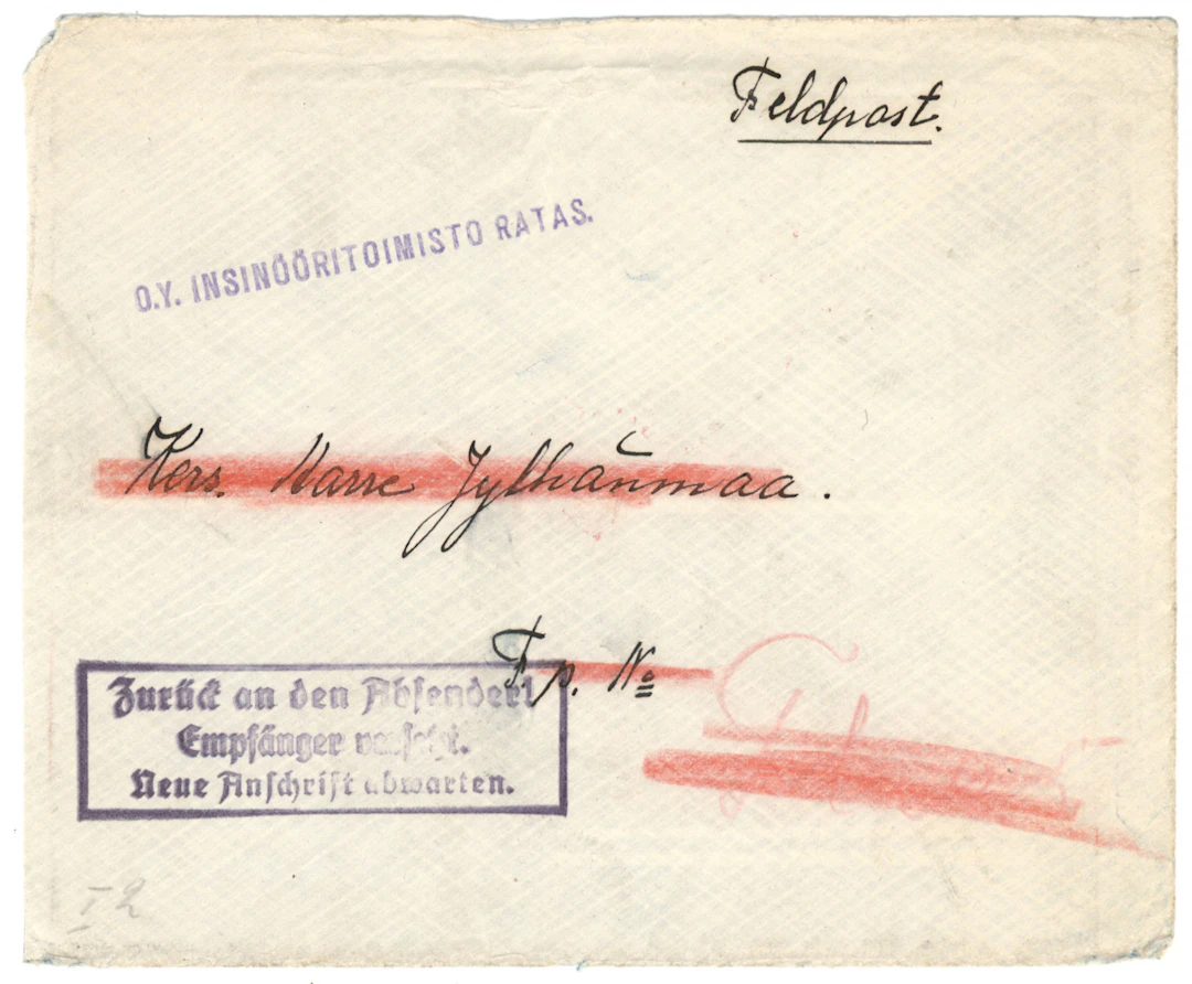 SS volunteer mail: letter to a man in the Division who served in the