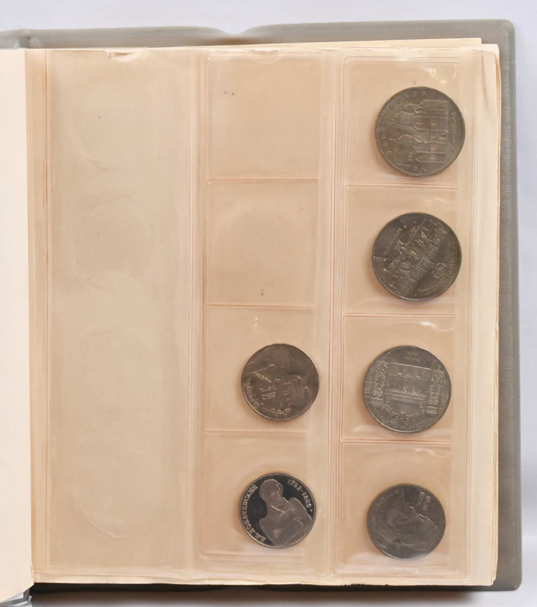 Album mainly of 1980 - 1990s coins. Also a little bit of other coins