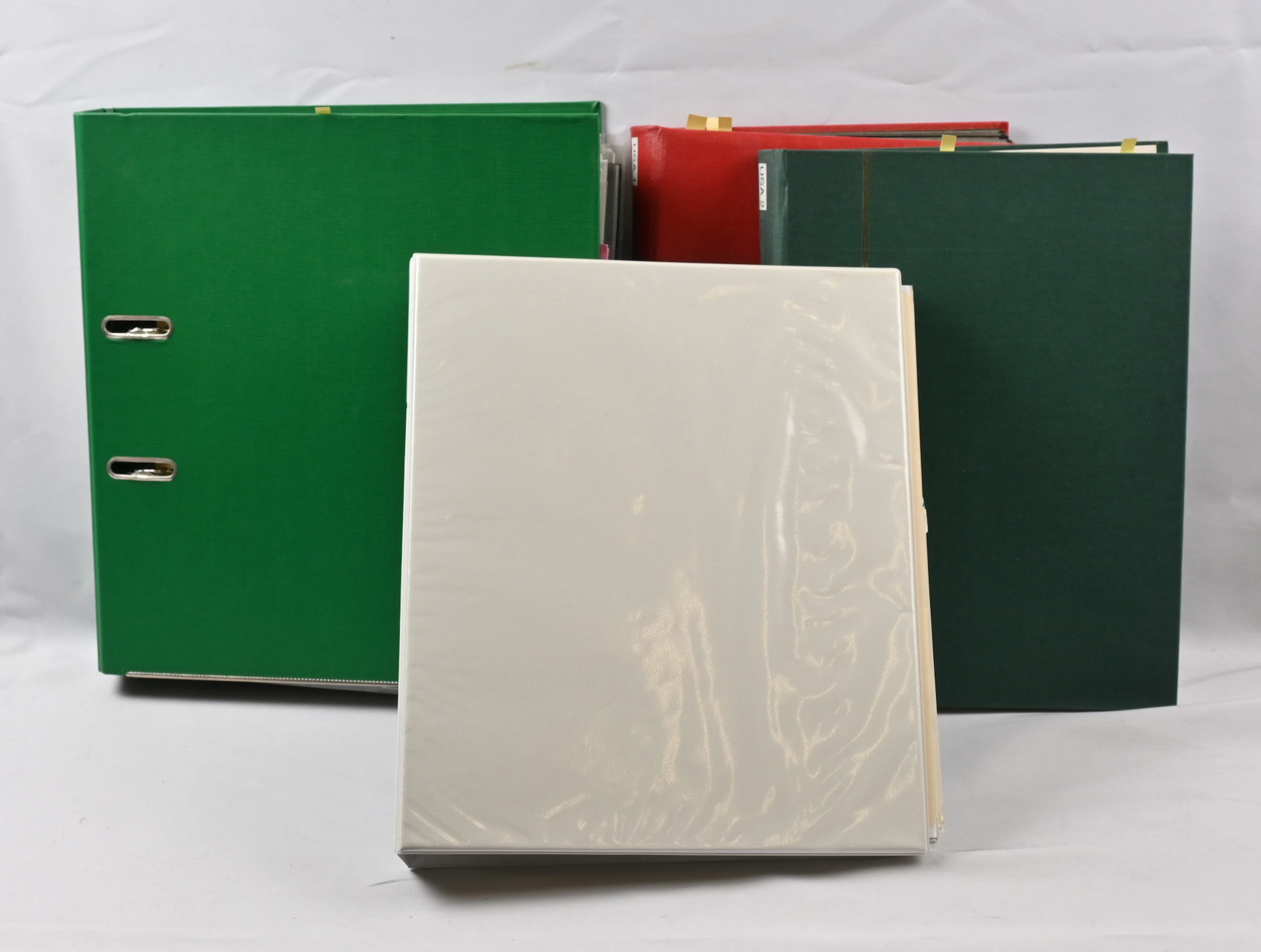 Stamps and postal items etc. mixed selection in four stockbooks/binders